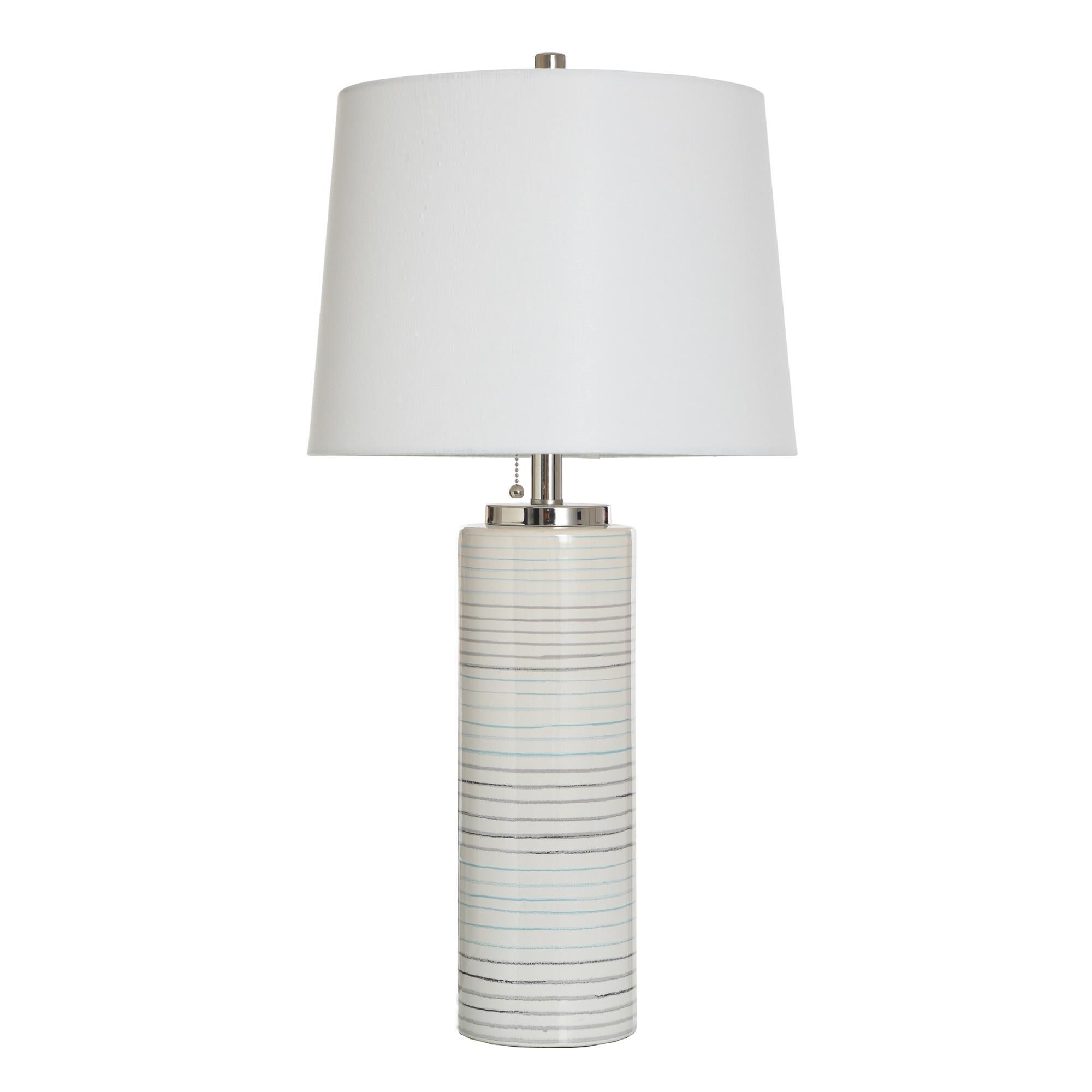 Shown in Turquoise finish and Off-White shade