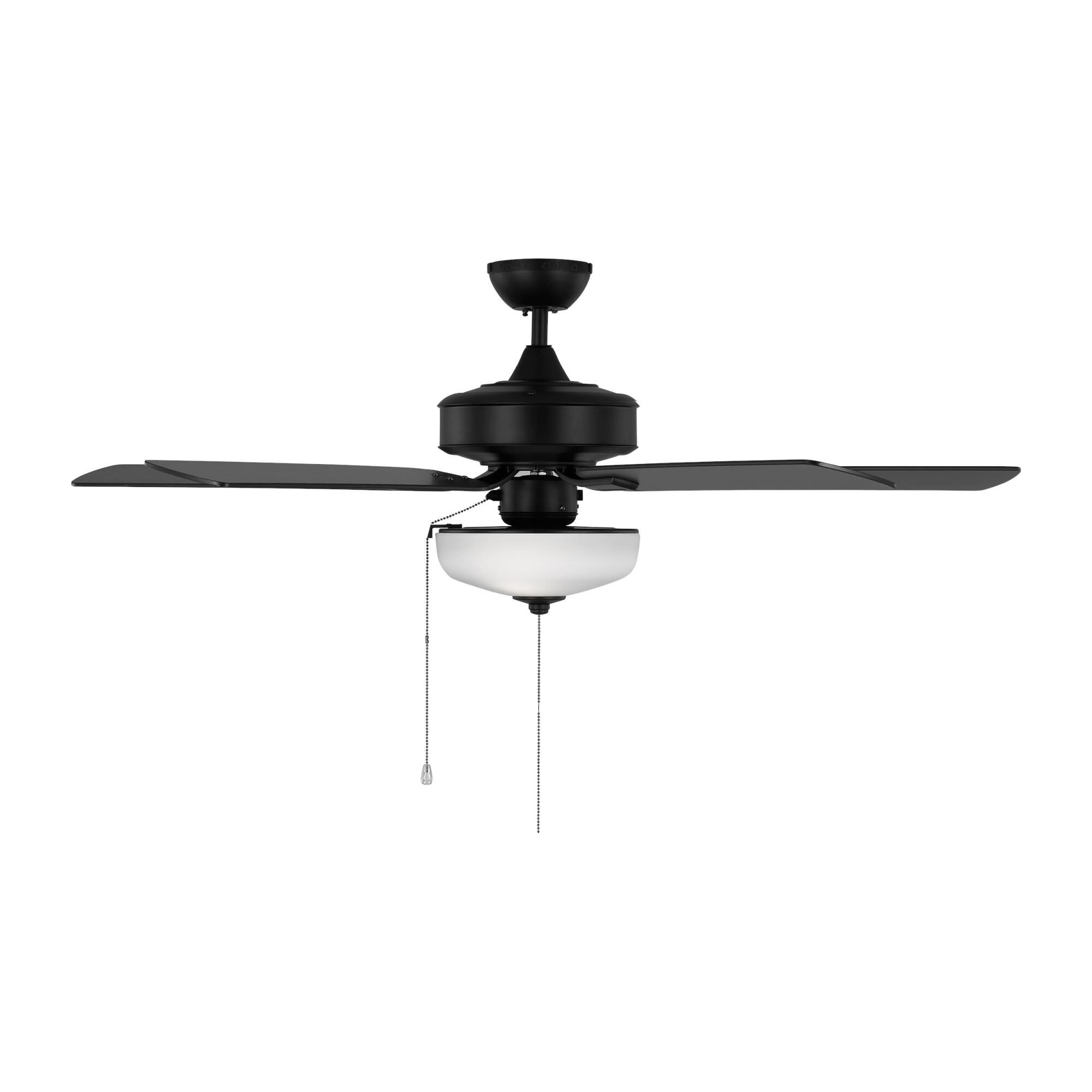 Linden Outdoor Outdoor Rated 52 Inch Ceiling Fan with Light Kit by Generation Lighting