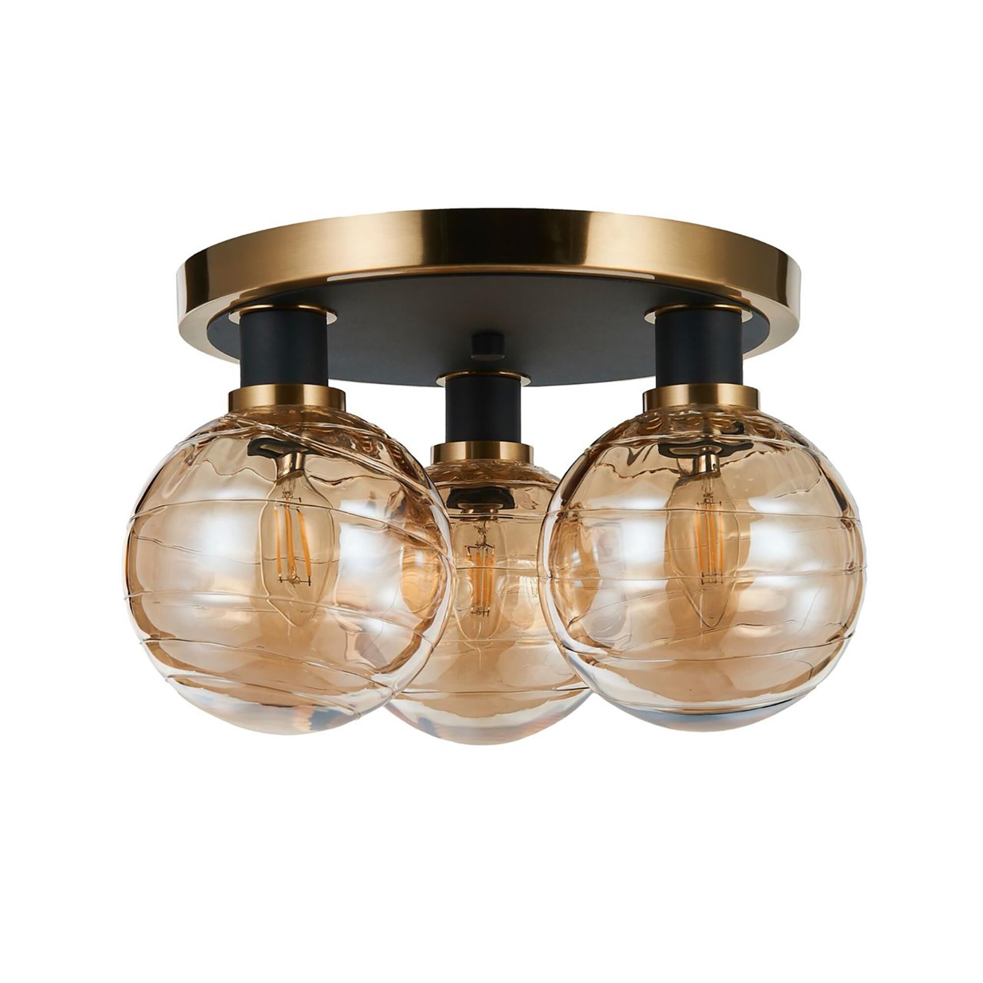 Gem 15 Inch Semi Flush Mount,