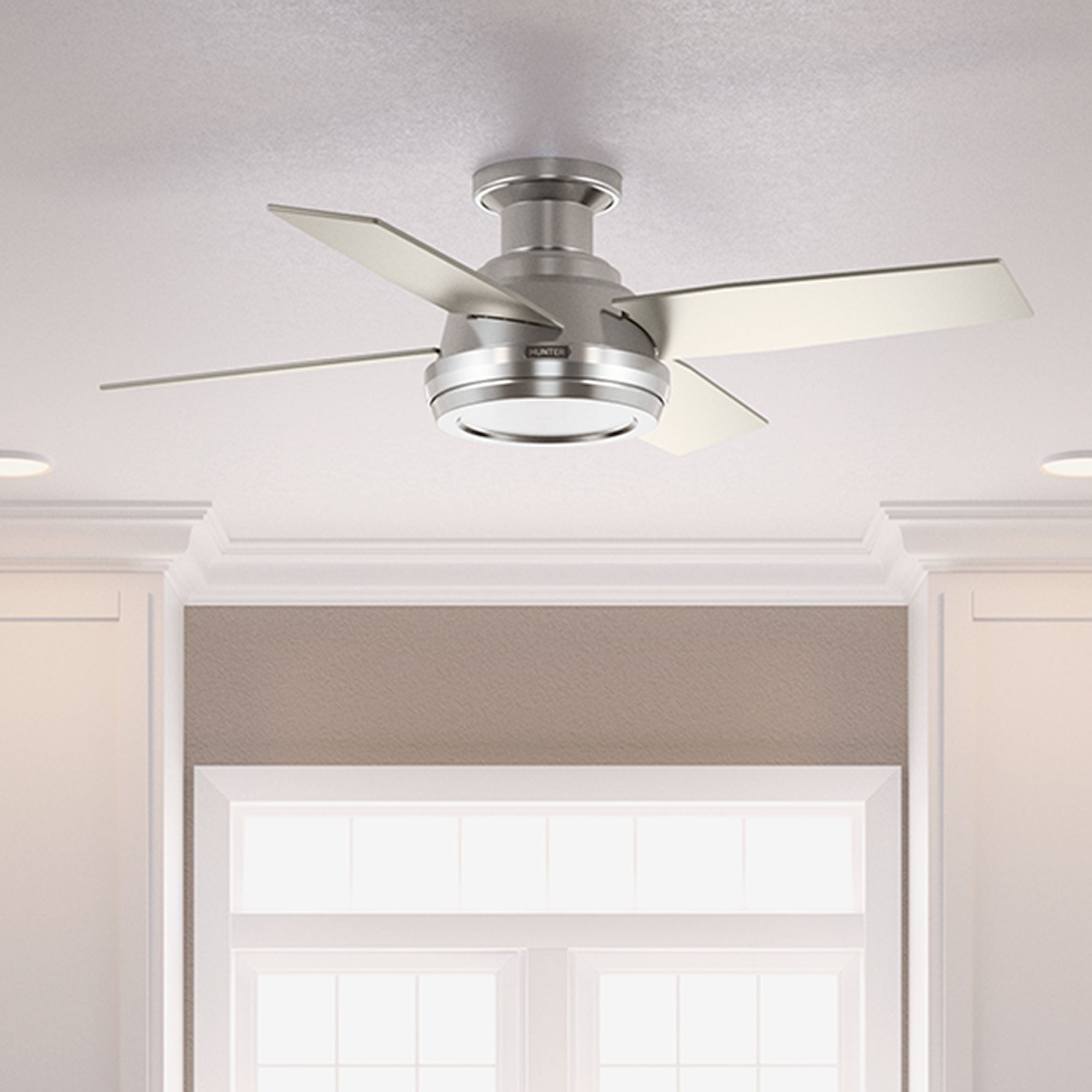 Dempsey 44 Inch Flush Mount Fan,