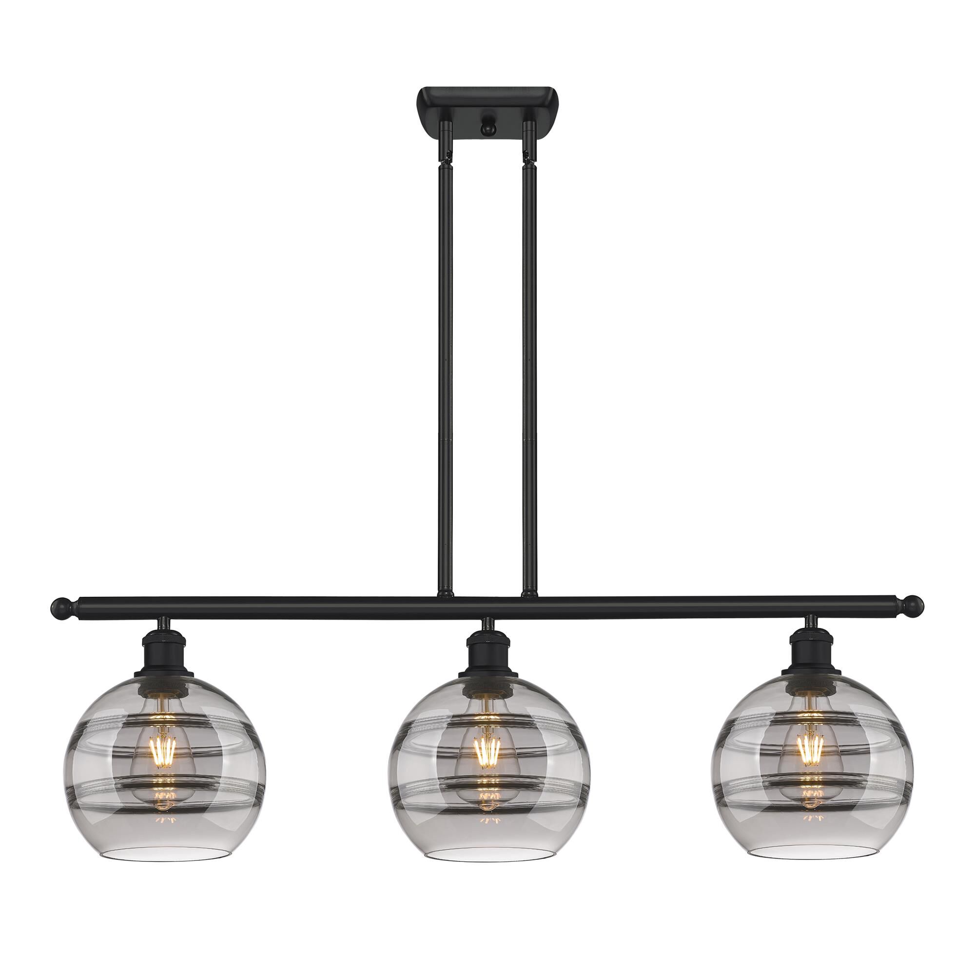 Shown in Matte Black finish and Light Smoke glass