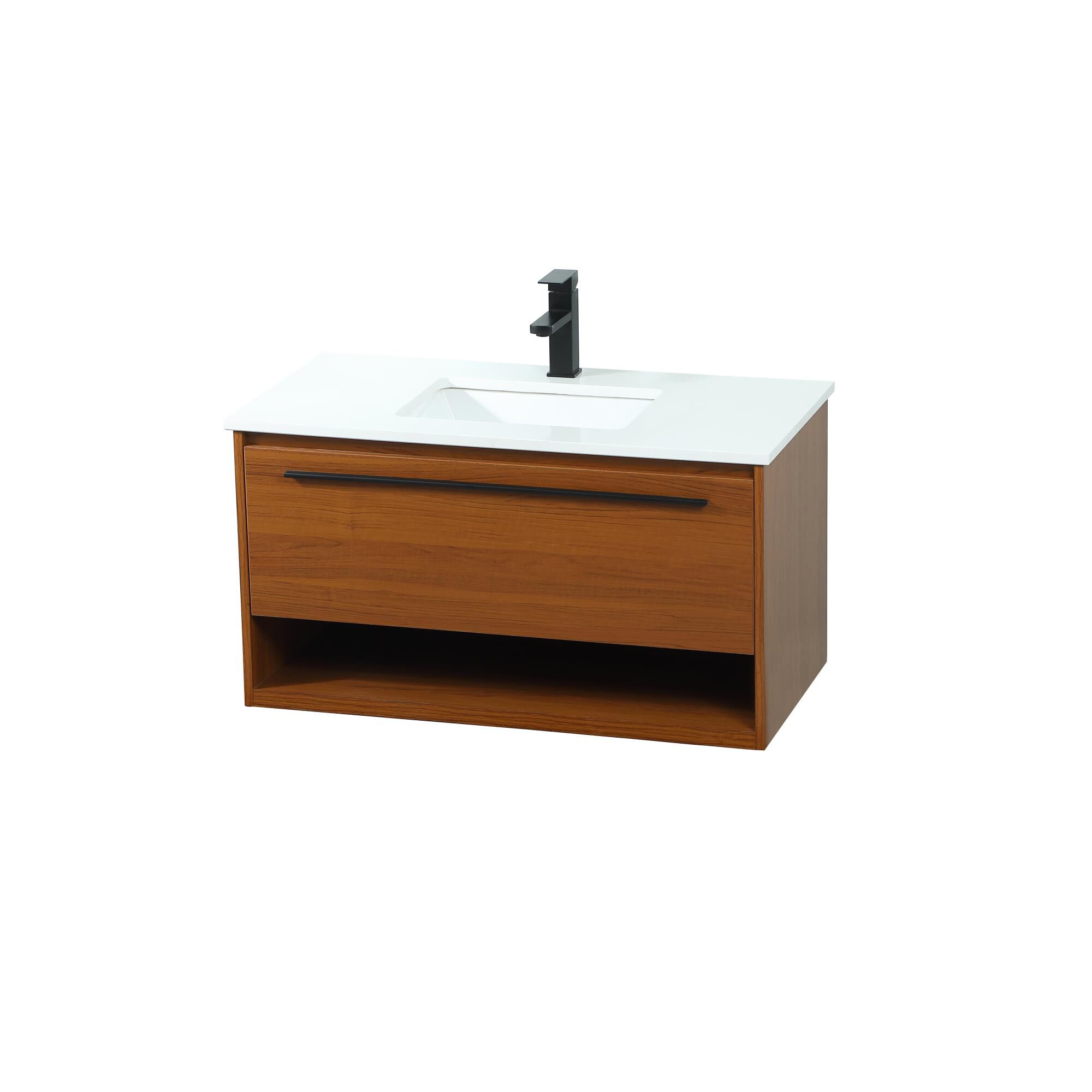 Shown in Teak finish