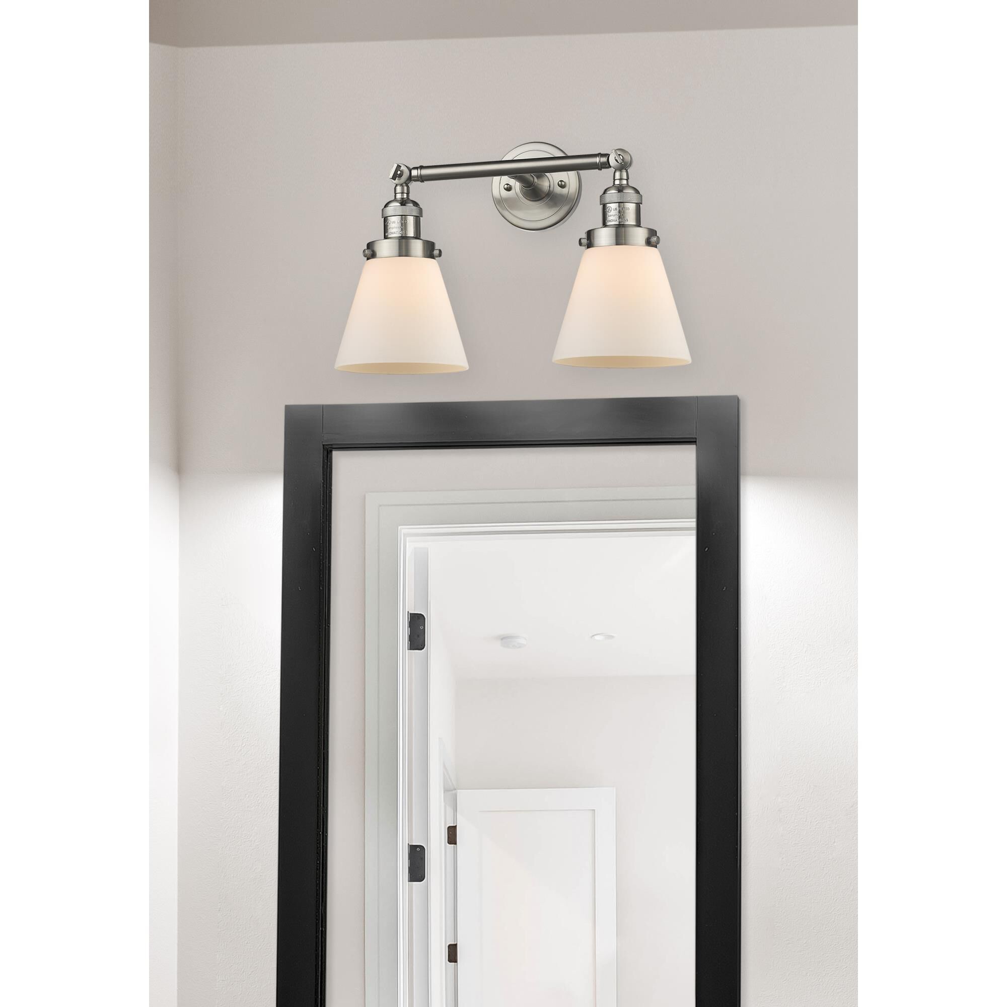 Bruno Marashlian Small Cone 23 Inch 2 Light Bath Vanity Light by Innovations Lighting