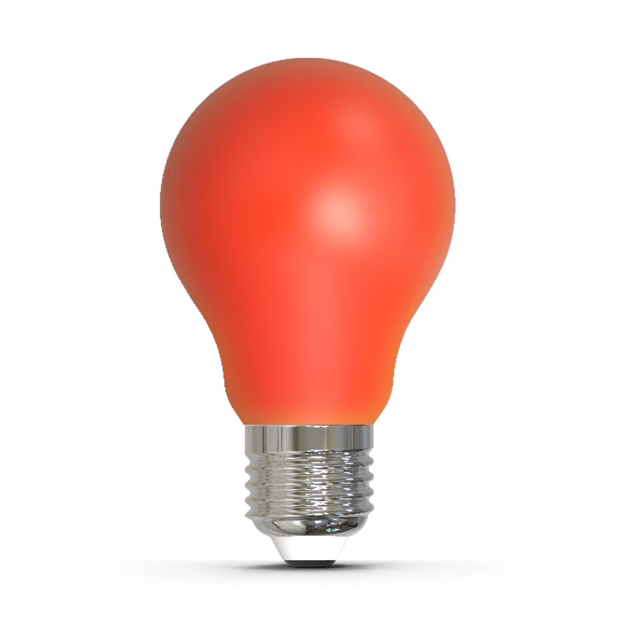 Ceramic Red A19 Base E26 LED Light Bulb,