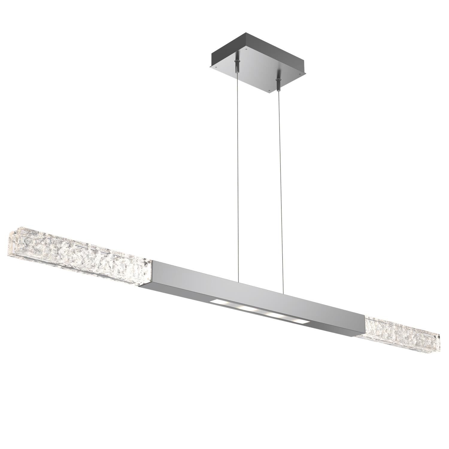 Shown in Classic Silver finish and Clear Textured glass