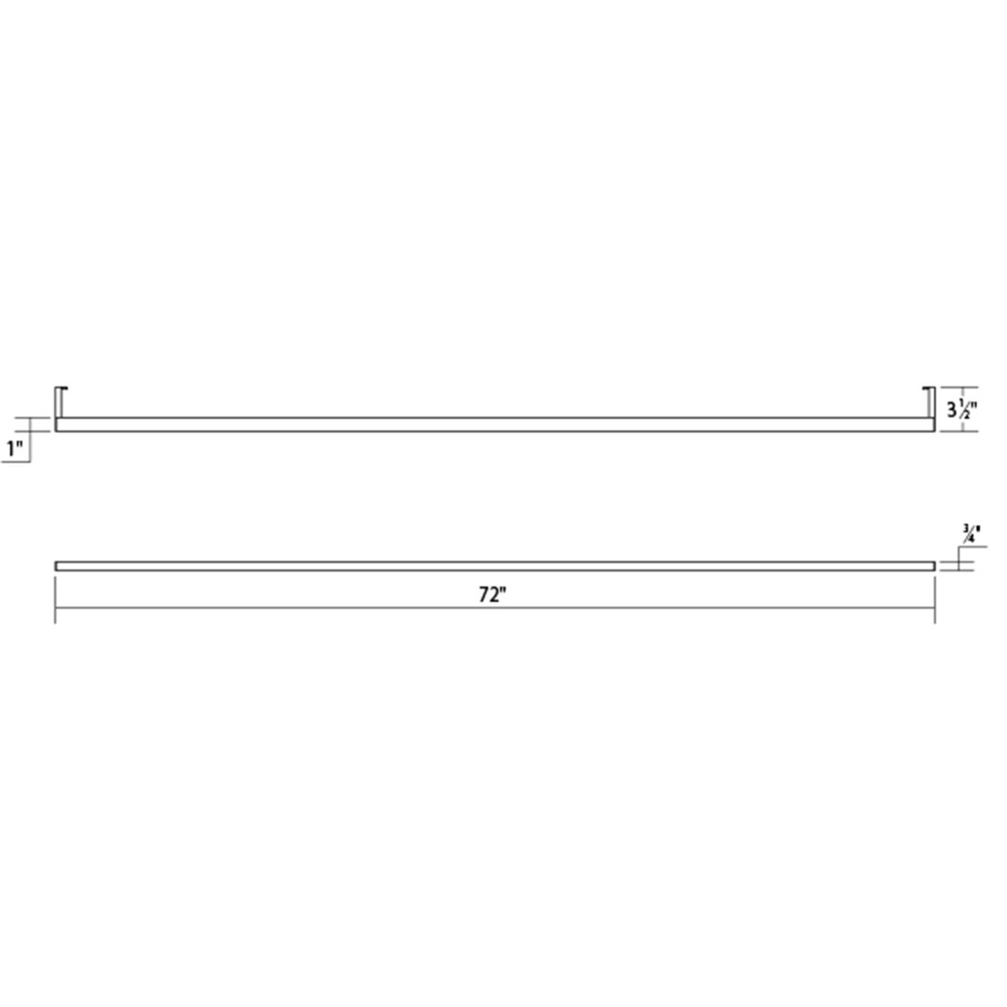 SONNEMAN Thin-Line 72 Inch LED Wall Sconce