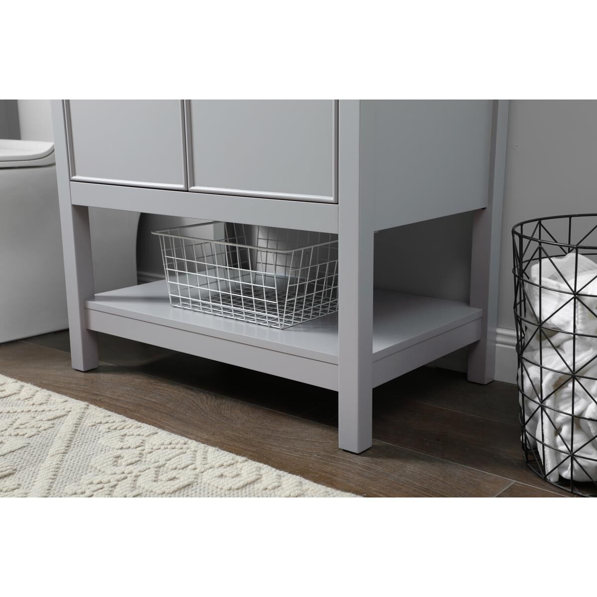 Shown in Grey finish