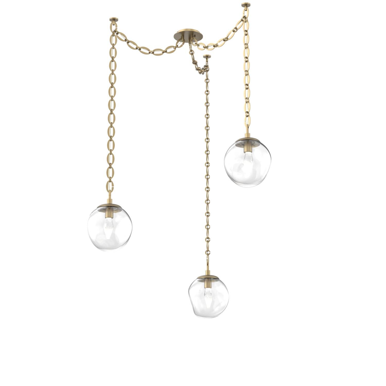 Levi Wilson Aster 19 Inch Multi Pendant Light by Hammerton Studio
