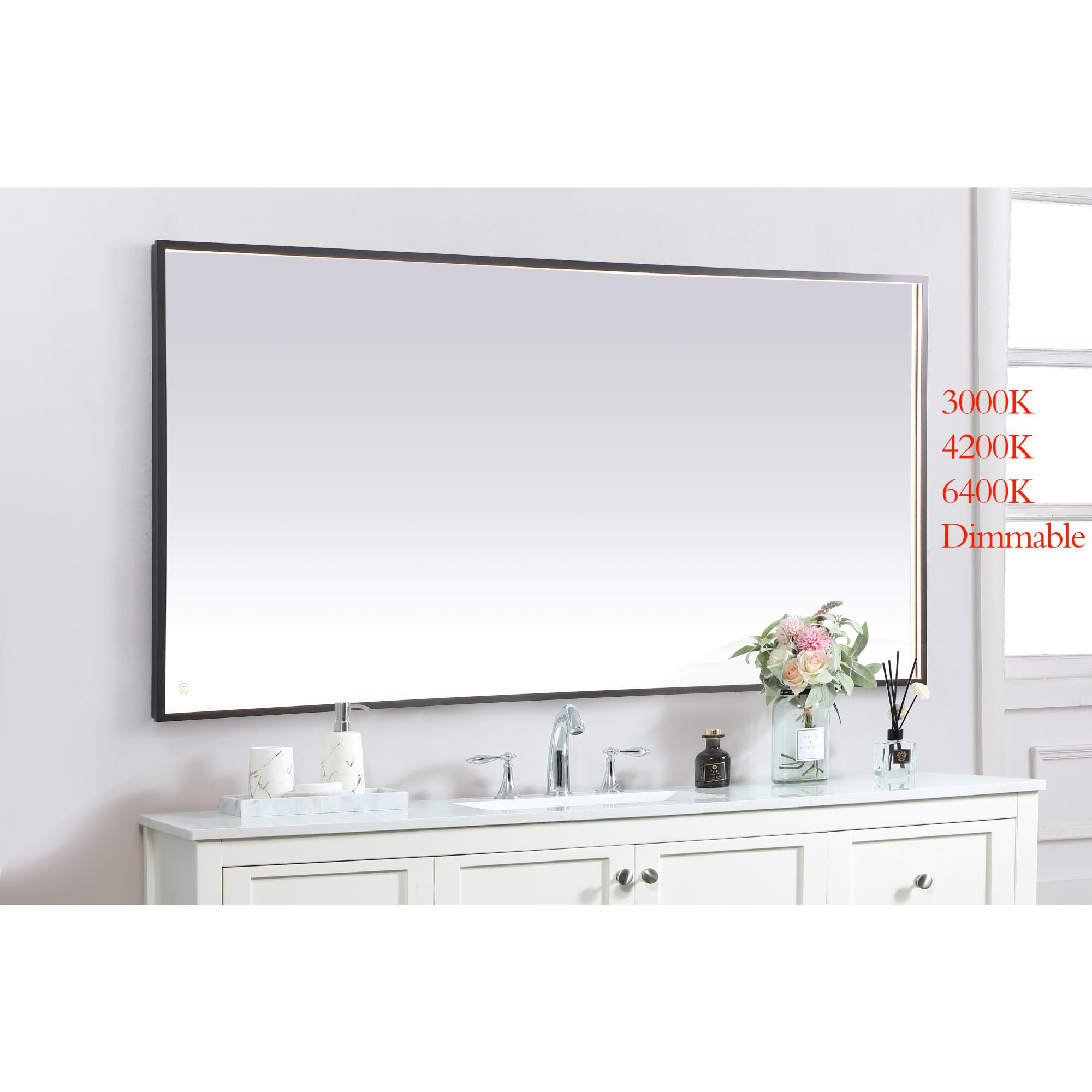 Shown in Black finish