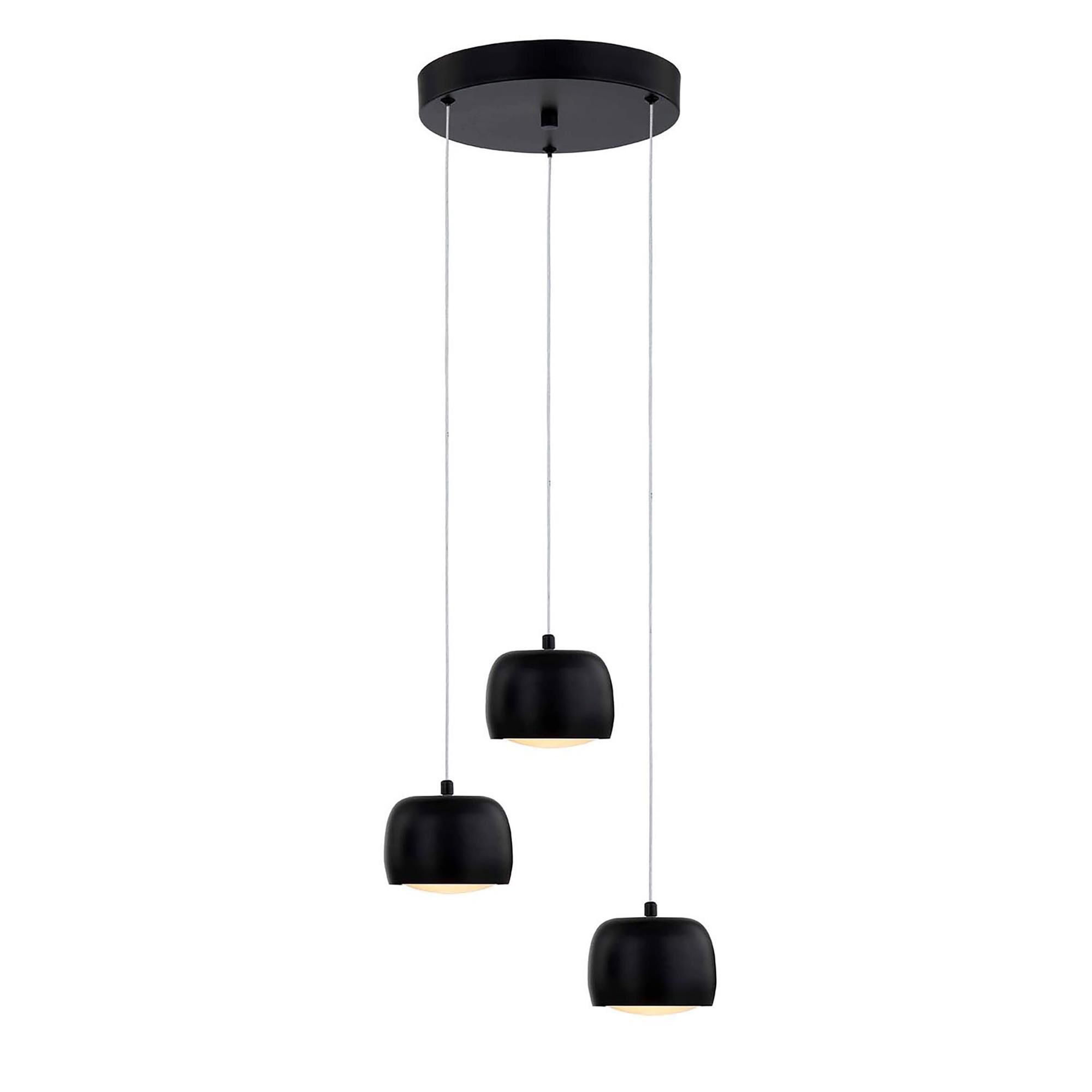 Frascati 11 Inch 3 Light LED Multi Light Pendant by Justice Design Group