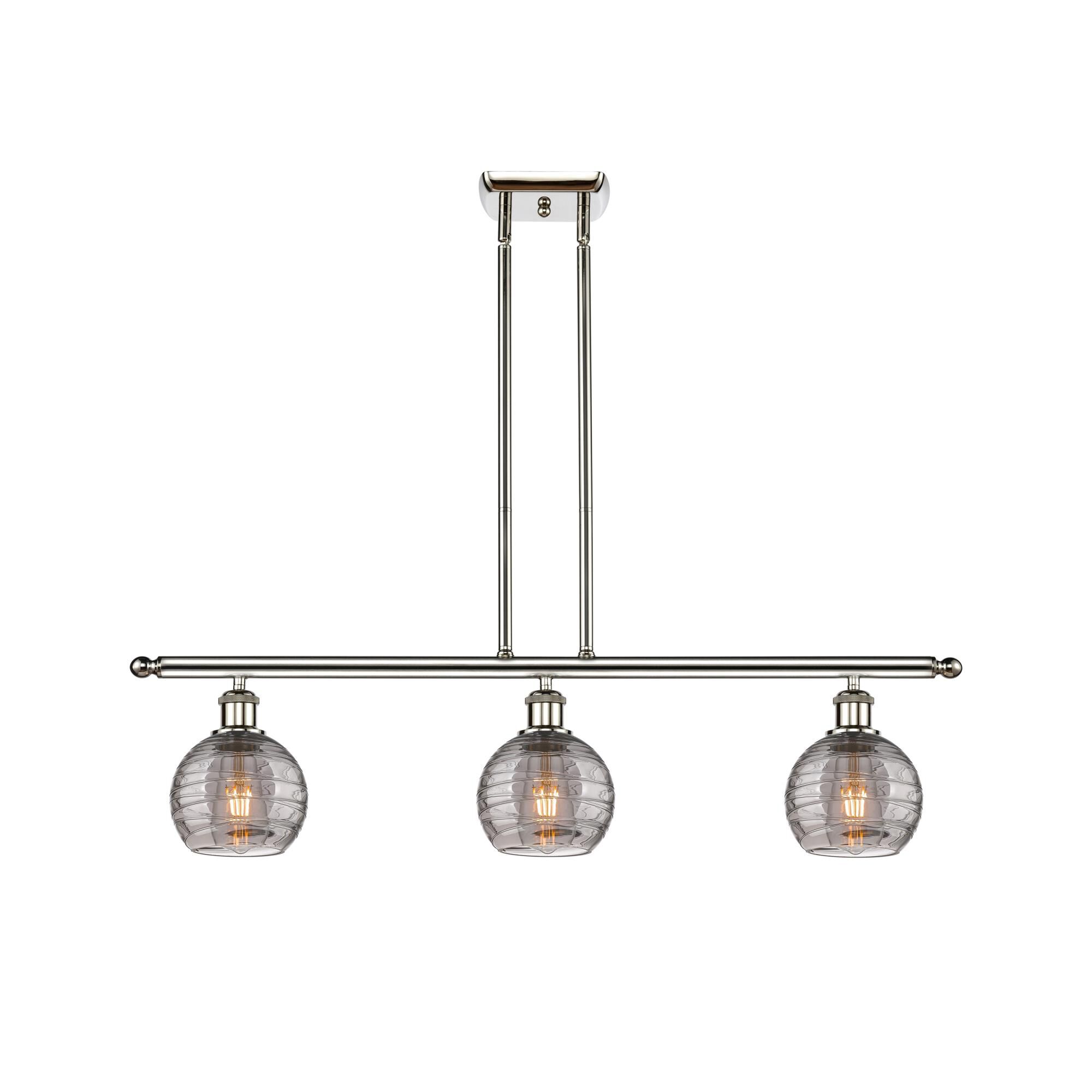 Bruno Marashlian Athens Deco Swirl 36 Inch Linear Suspension Light by Innovations Lighting