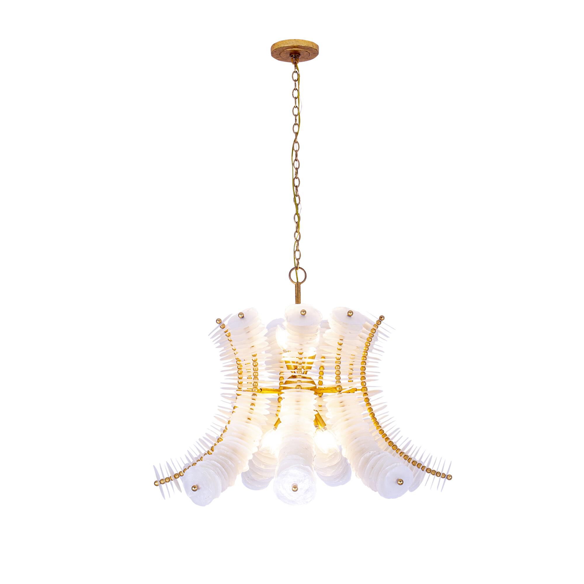 Shown in Oxidized Gold Leaf finish