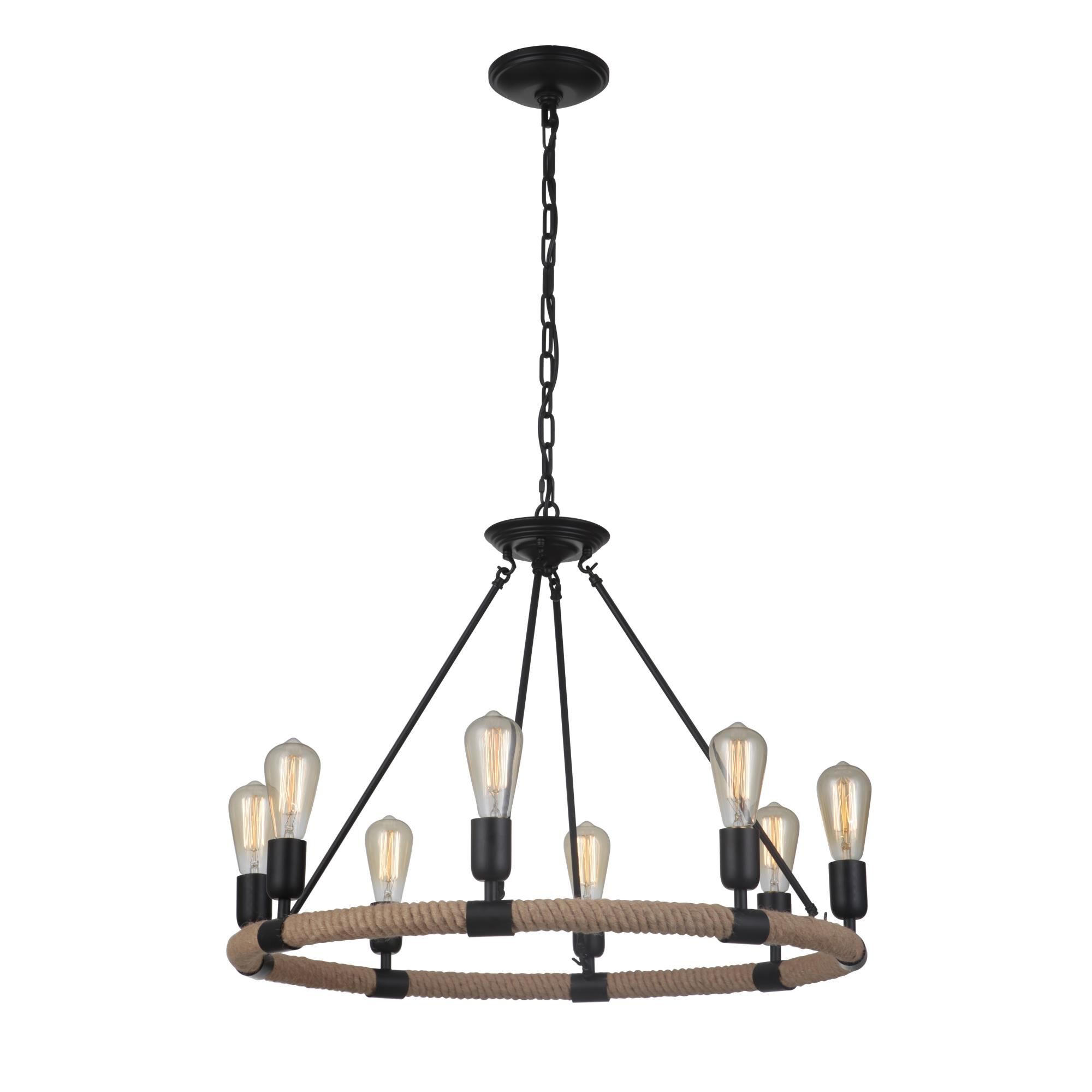 Dillon 30 Inch 8 Light Chandelier by Craftmade