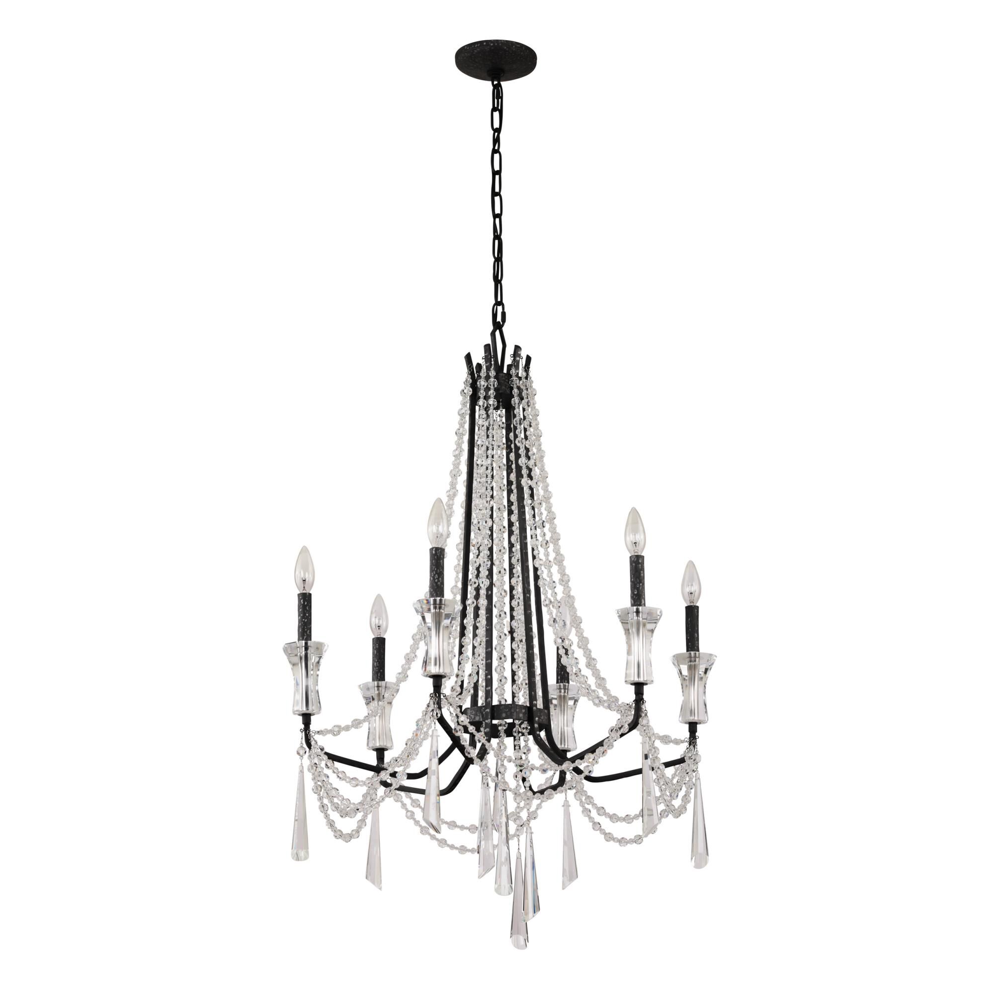 Barcelona 27 Inch 6 Light Chandelier by Varaluz