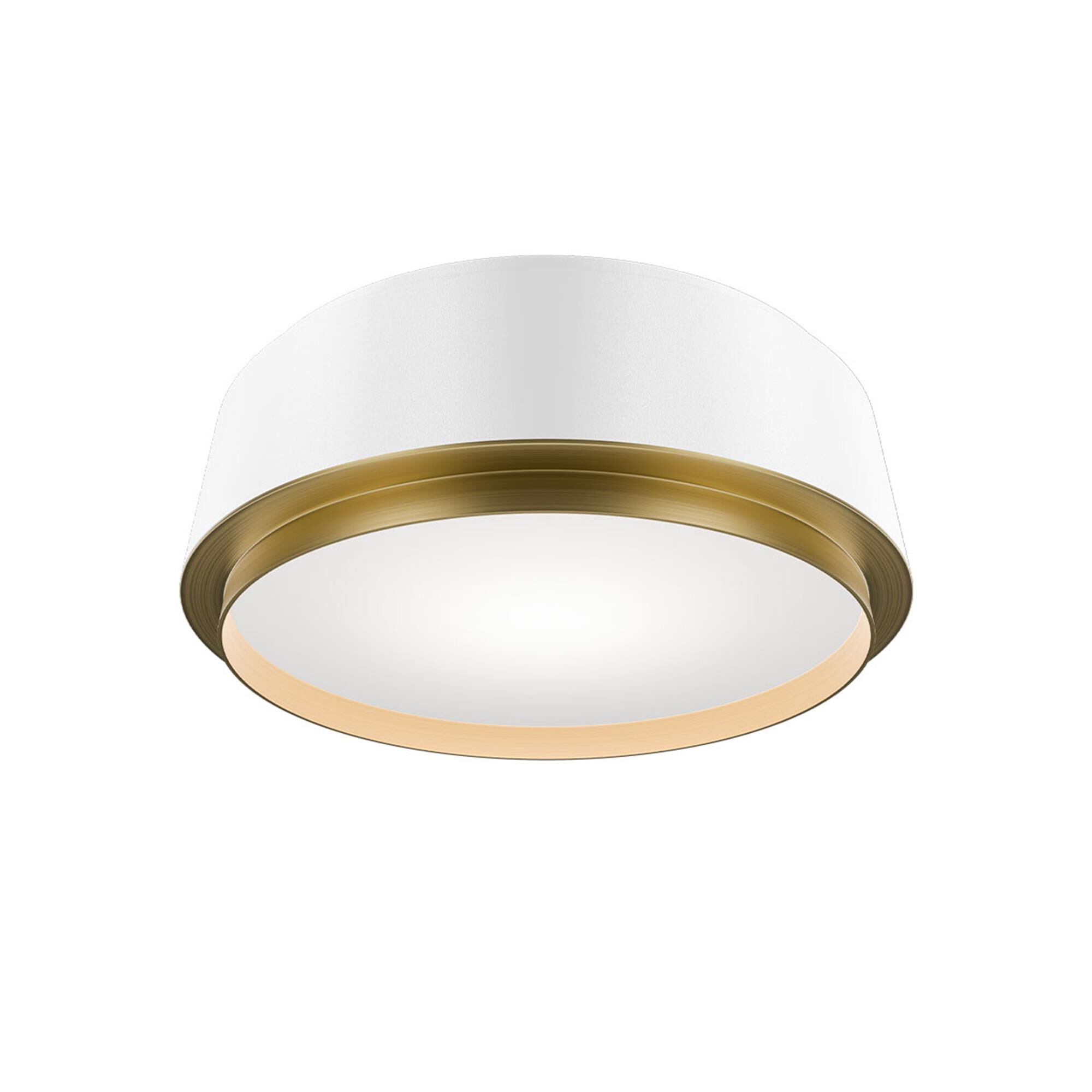Salvo 12 Inch Flush Mount by dweLED