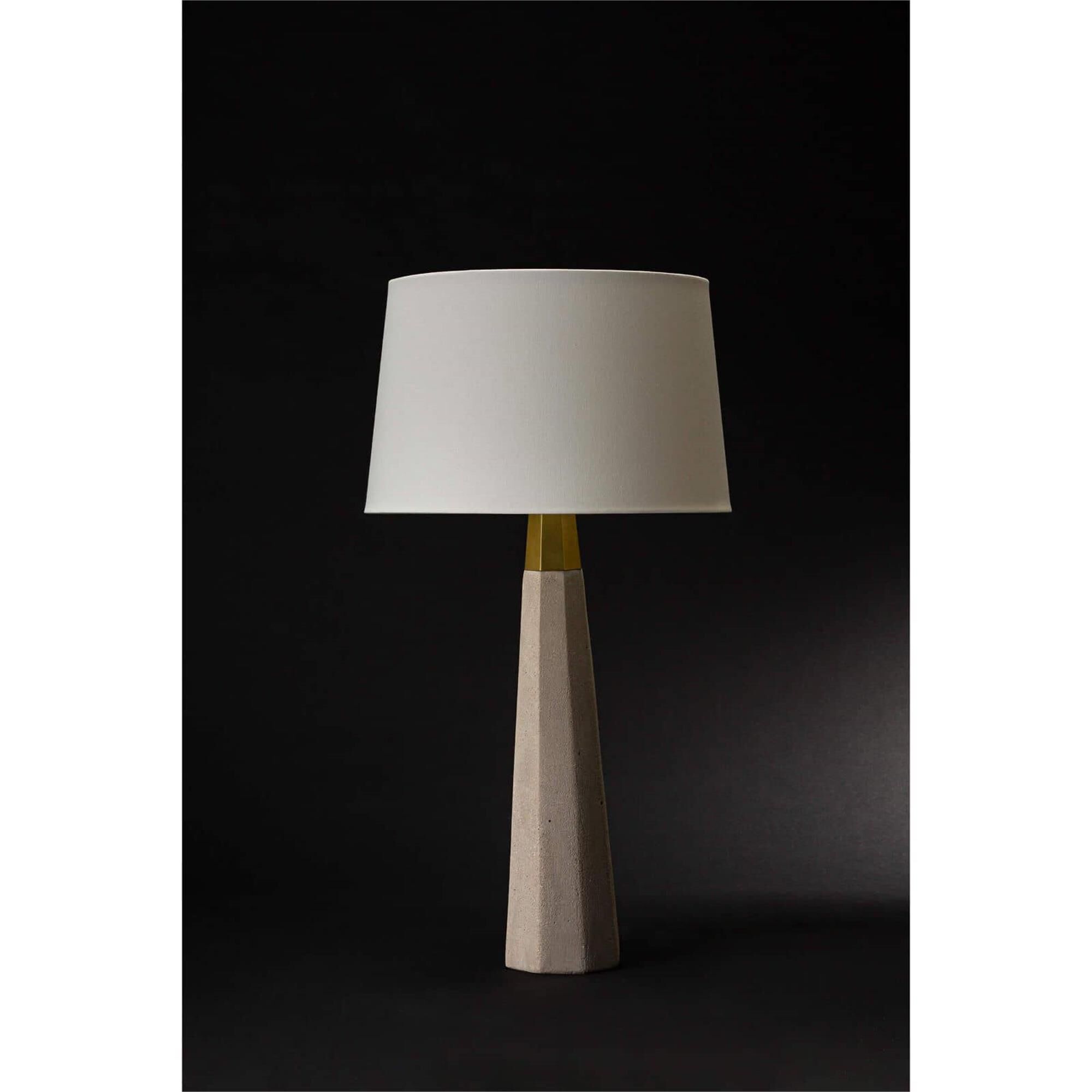 Shown in Natural finish and Linen shade