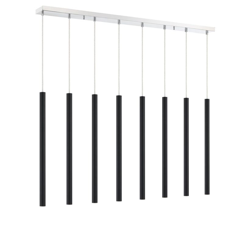 Forest 44 Inch 8 Light LED Linear Suspension Light by Z-Lite