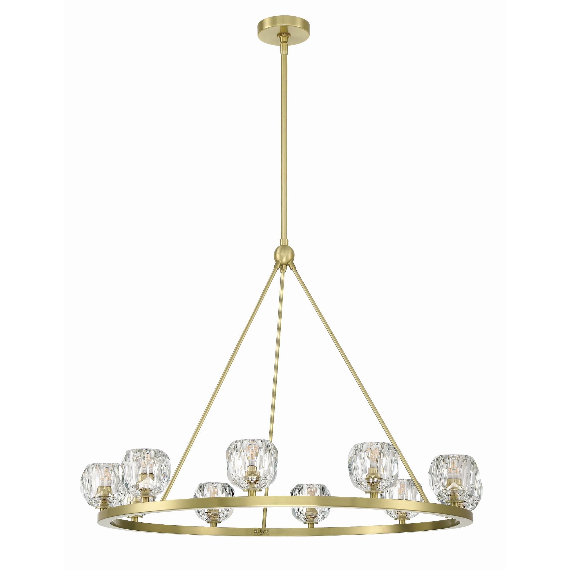 Aragon 35 Inch Chandelier by Crystorama