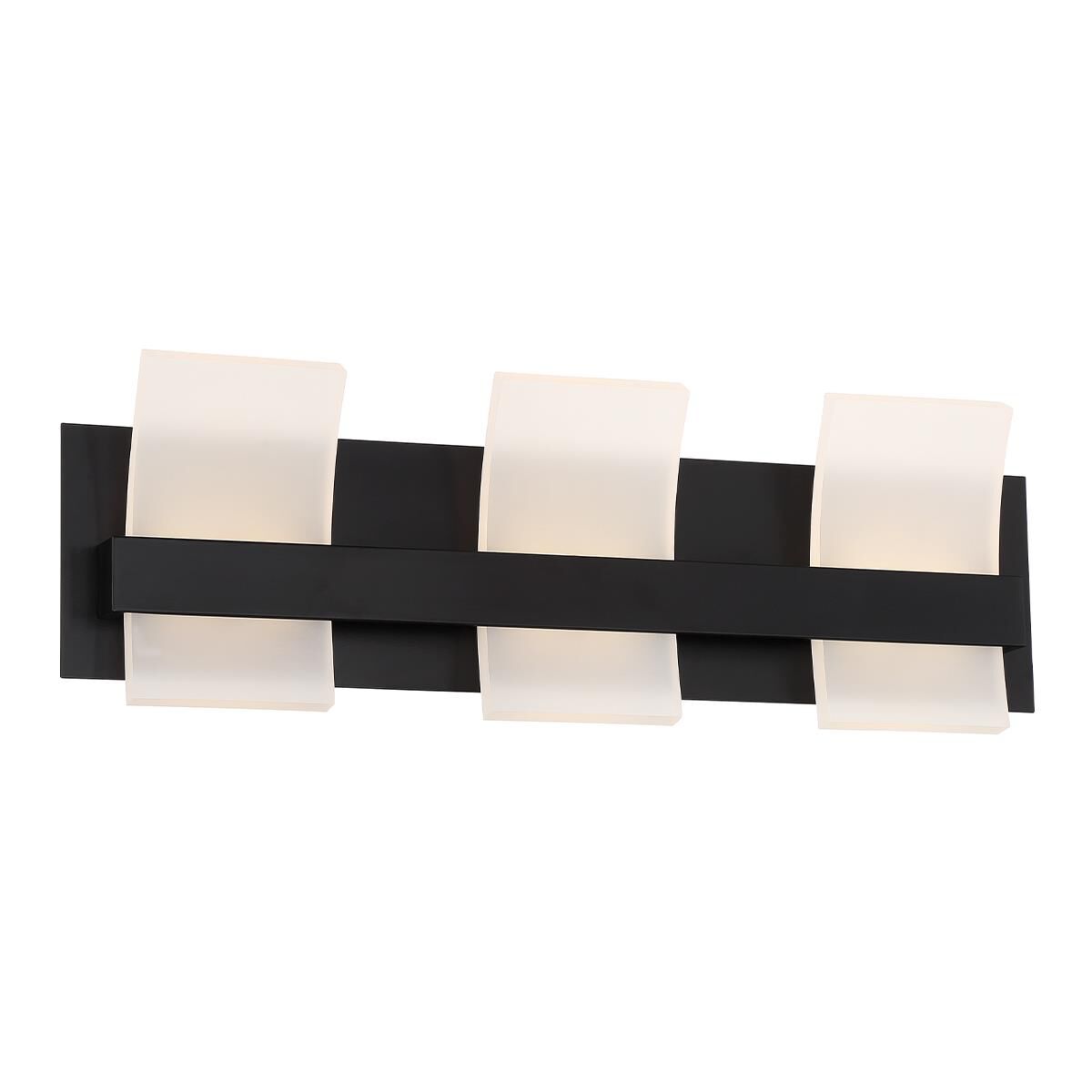 Shown in Black finish and Frosted Acrylic glass