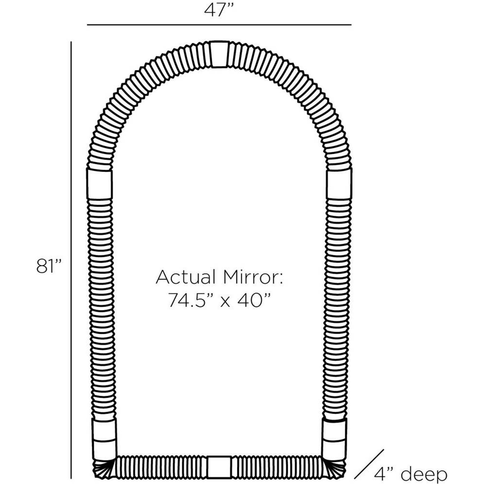 Abruzzo 81 Inch Decorative Mirror by Arteriors Home