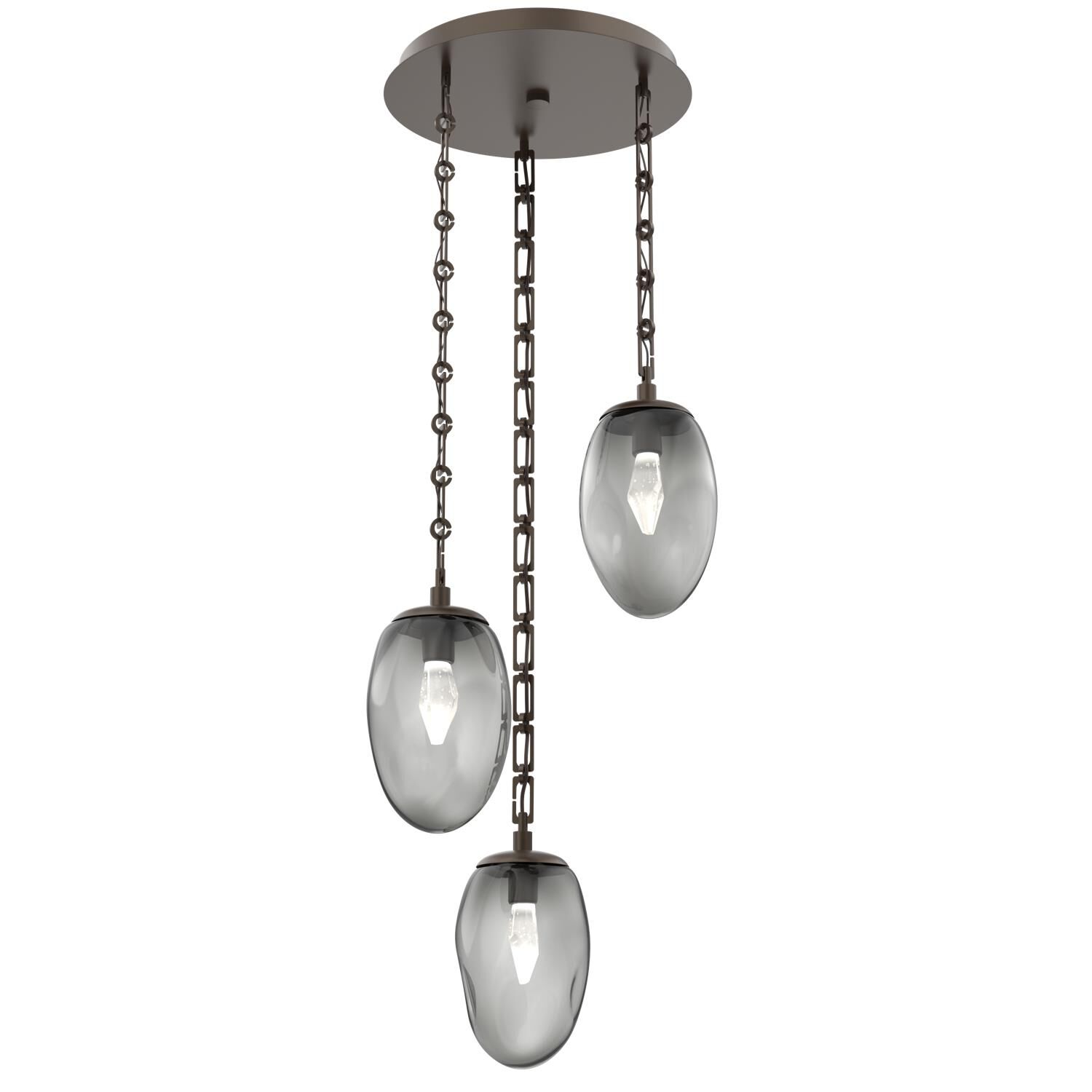 Levi Wilson Meteo Led 20 Inch Multi Light Pendant by Hammerton Studio