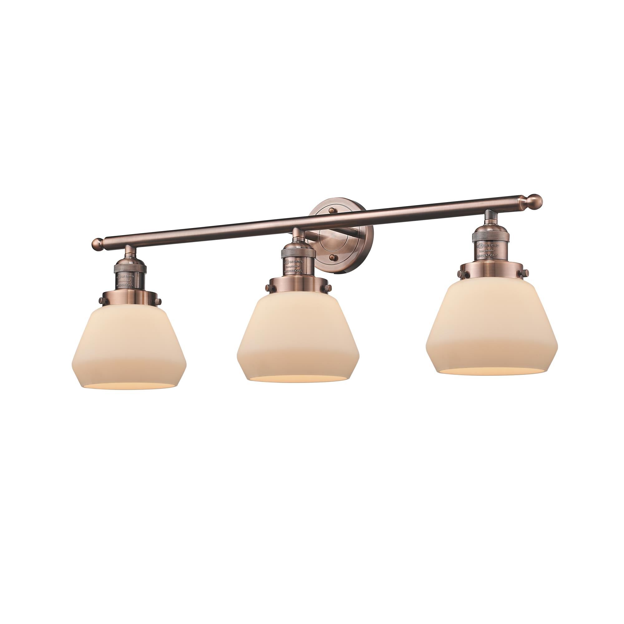 Bruno Marashlian Fulton 30 Inch 3 Light Bath Vanity Light by Innovations Lighting