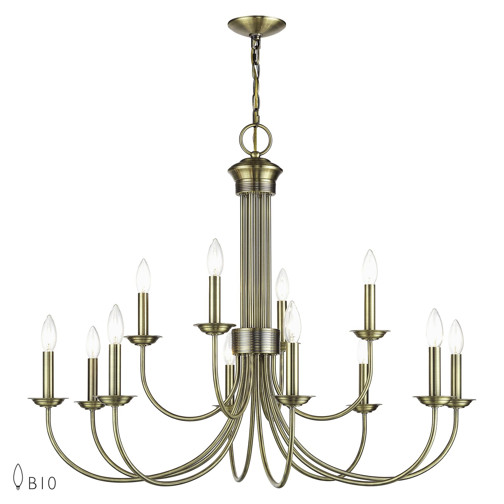 Estate 36 Inch Chandelier by Livex Lighting