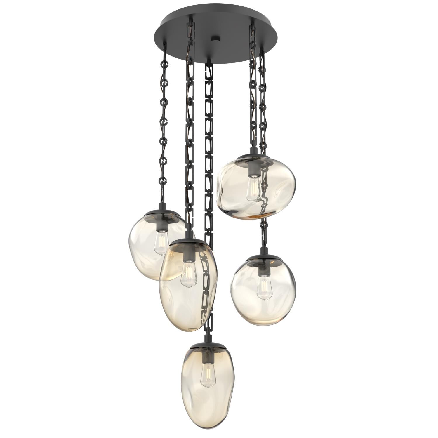 Levi Wilson Cosmos 24 Inch Multi Light Pendant by Hammerton Studio