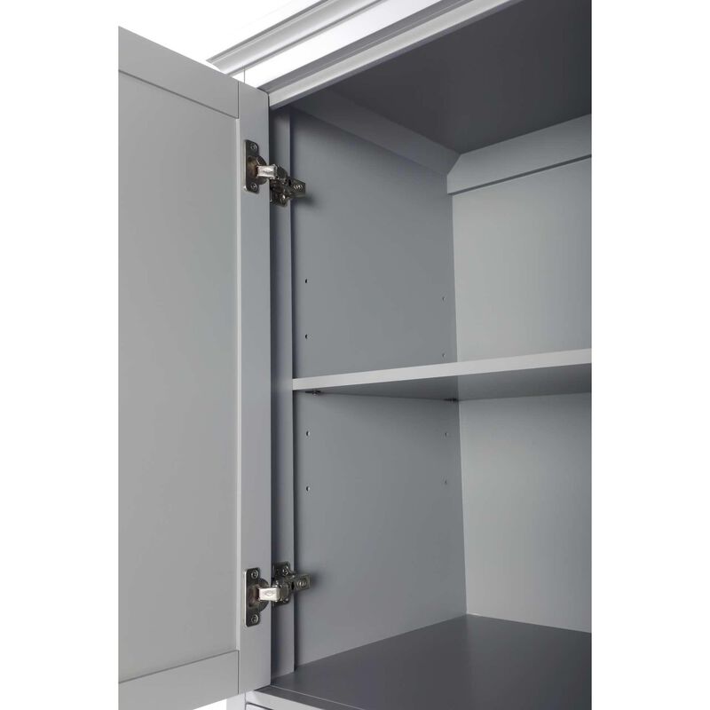 Americana 72 Inch Storage Cabinet by Elegant Decor