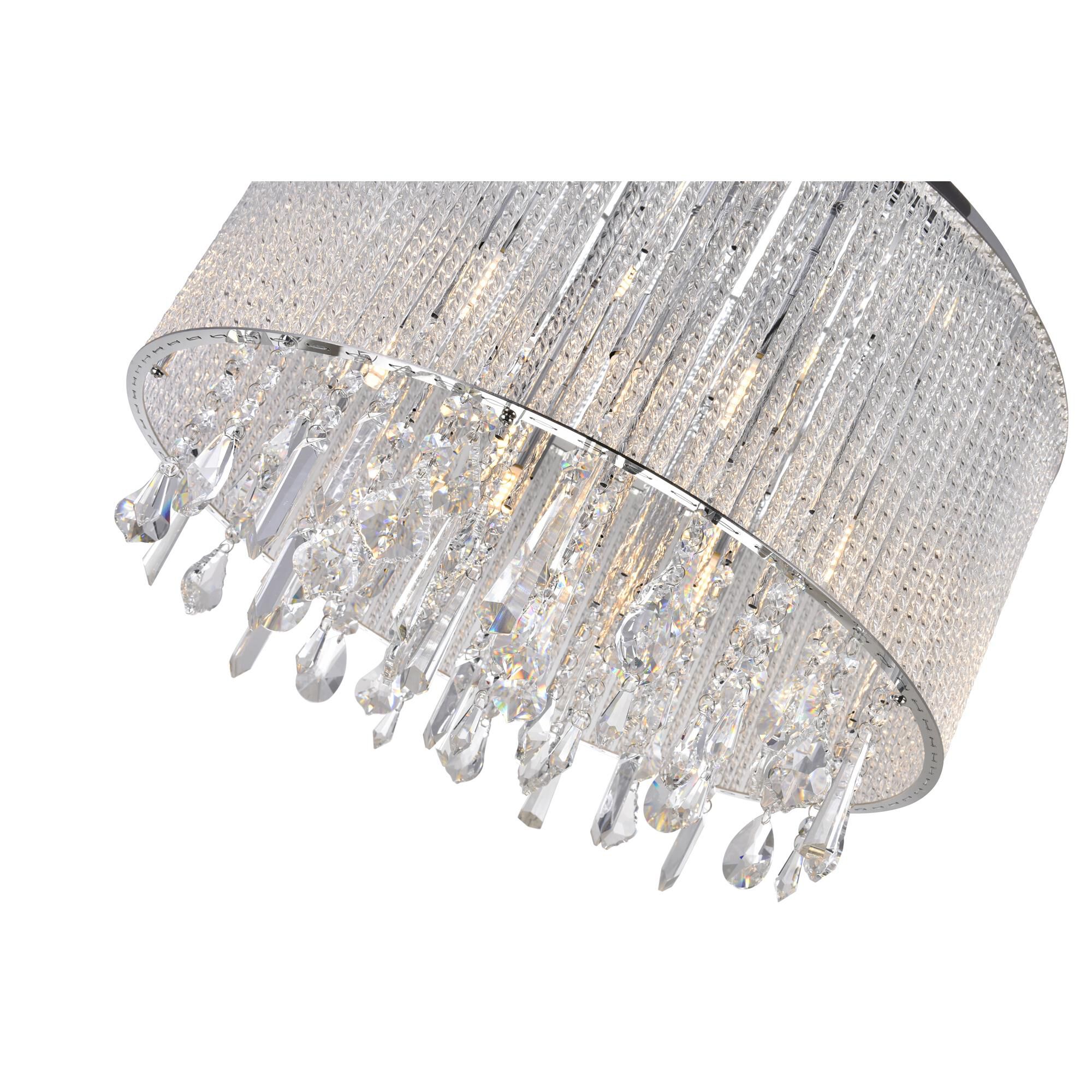 Benson 20 Inch 9 Light Flush Mount by CWI Lighting