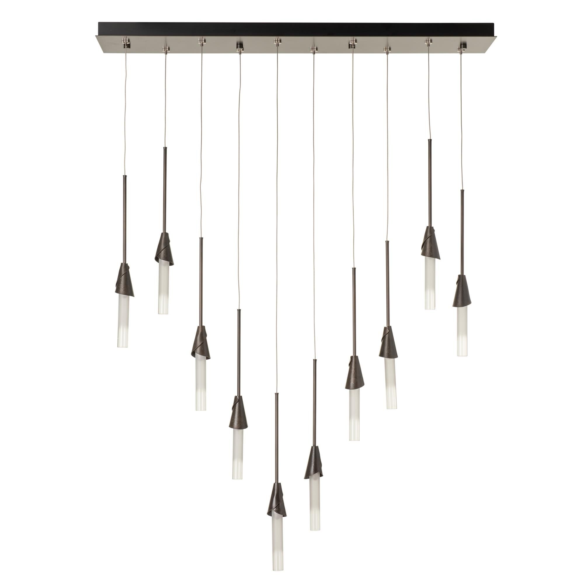 Shown in Dark Smoke finish and Frosted glass