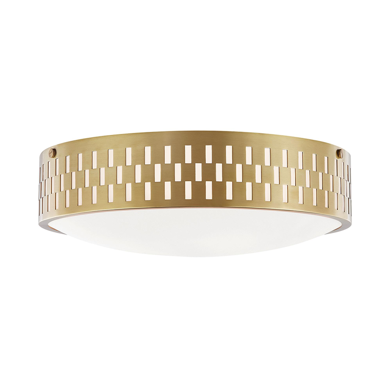 Phoebe 14 Inch 3 Light Flush Mount by Mitzi