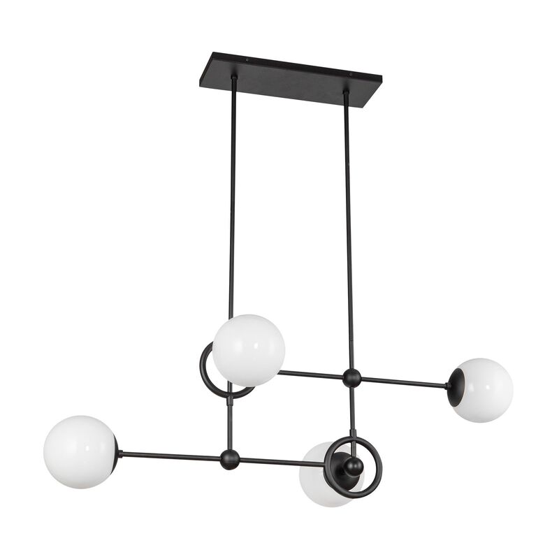 Fiore Medium Linear Chandelier by Alora Mood