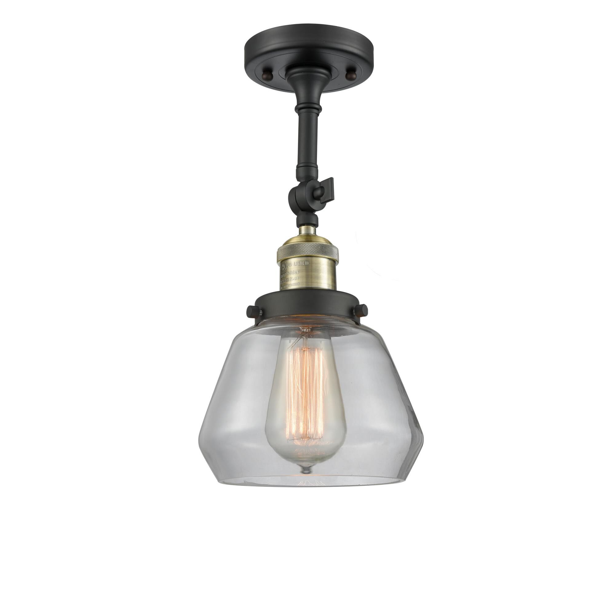Bruno Marashlian Fulton 7 Inch 1 Light Semi Flush Mount by Innovations Lighting
