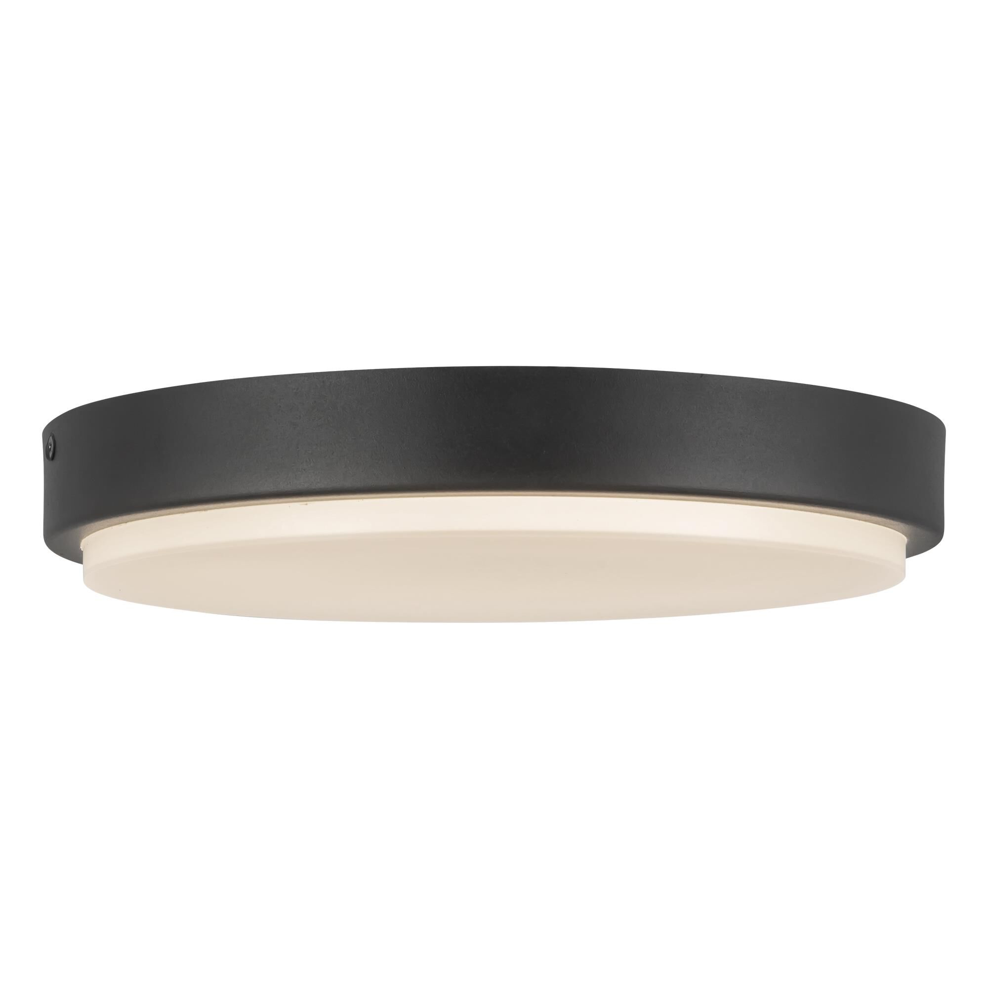 Shown in Black finish and Frosted Polycarbonate Diffuser glass