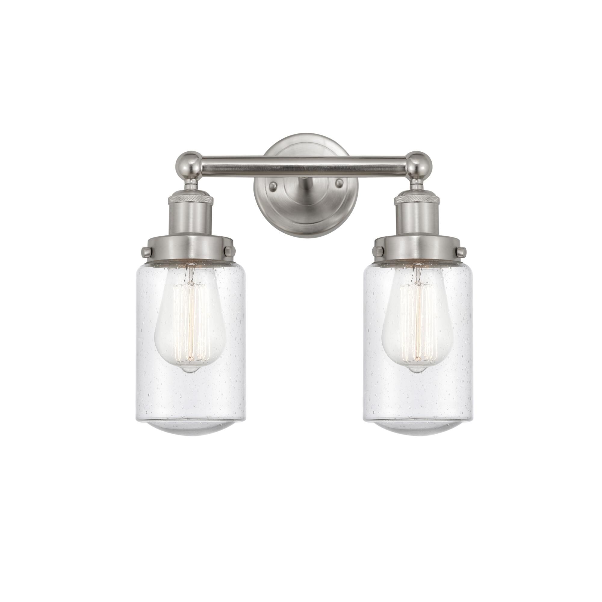 Shown in Brushed Satin Nickel, Mercury finish and Mercury glass and Mercury Glass shade
