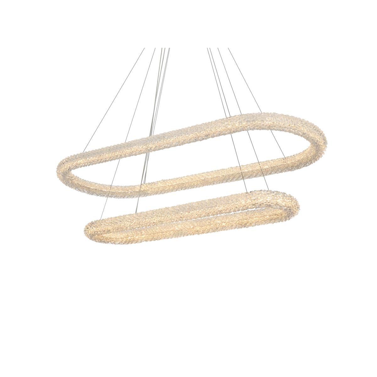 Shown in Satin Gold finish and Clear Royal Cut crystal