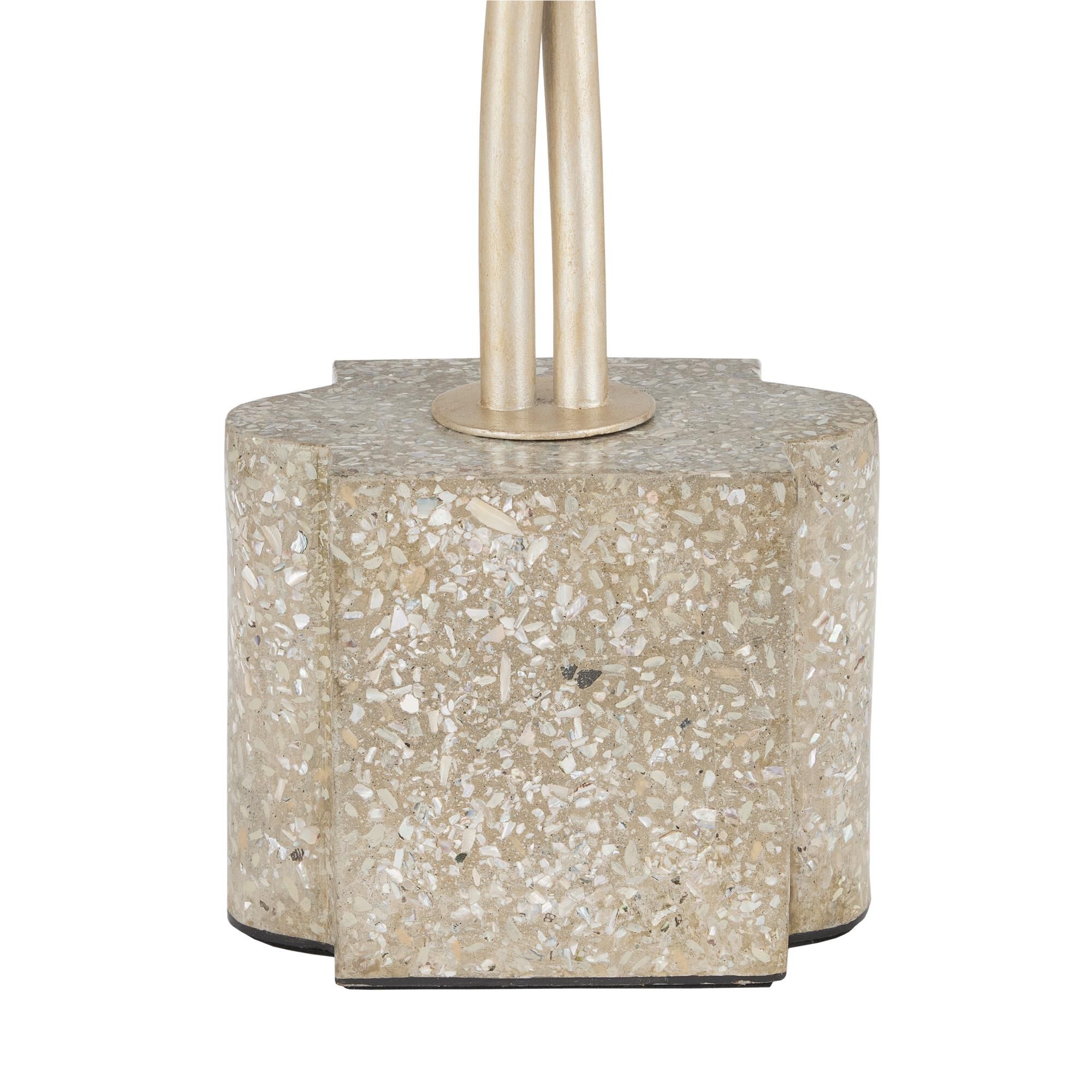 Shown in Contemporary Silver Leaf, Contemporary Gold Leaf, Abalone Polished Concrete finish