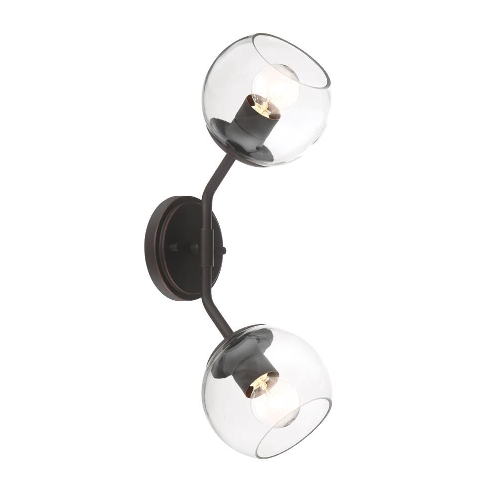 Meridian 17 Inch 2 Light Bath Vanity Light by Designers Fountain