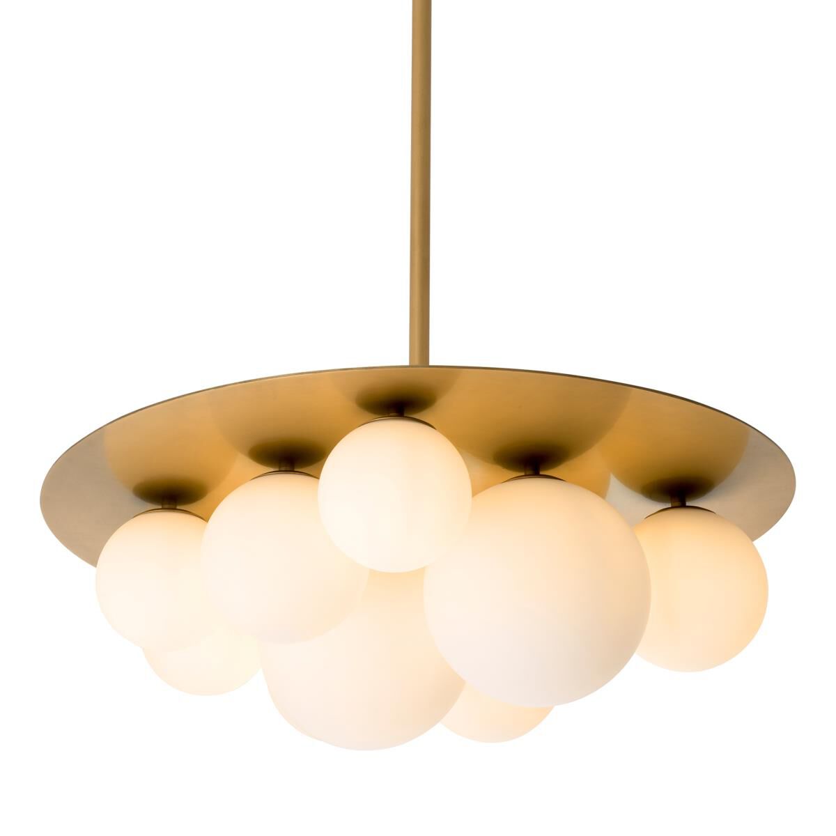 White 28 Inch Chandelier by Eichholtz
