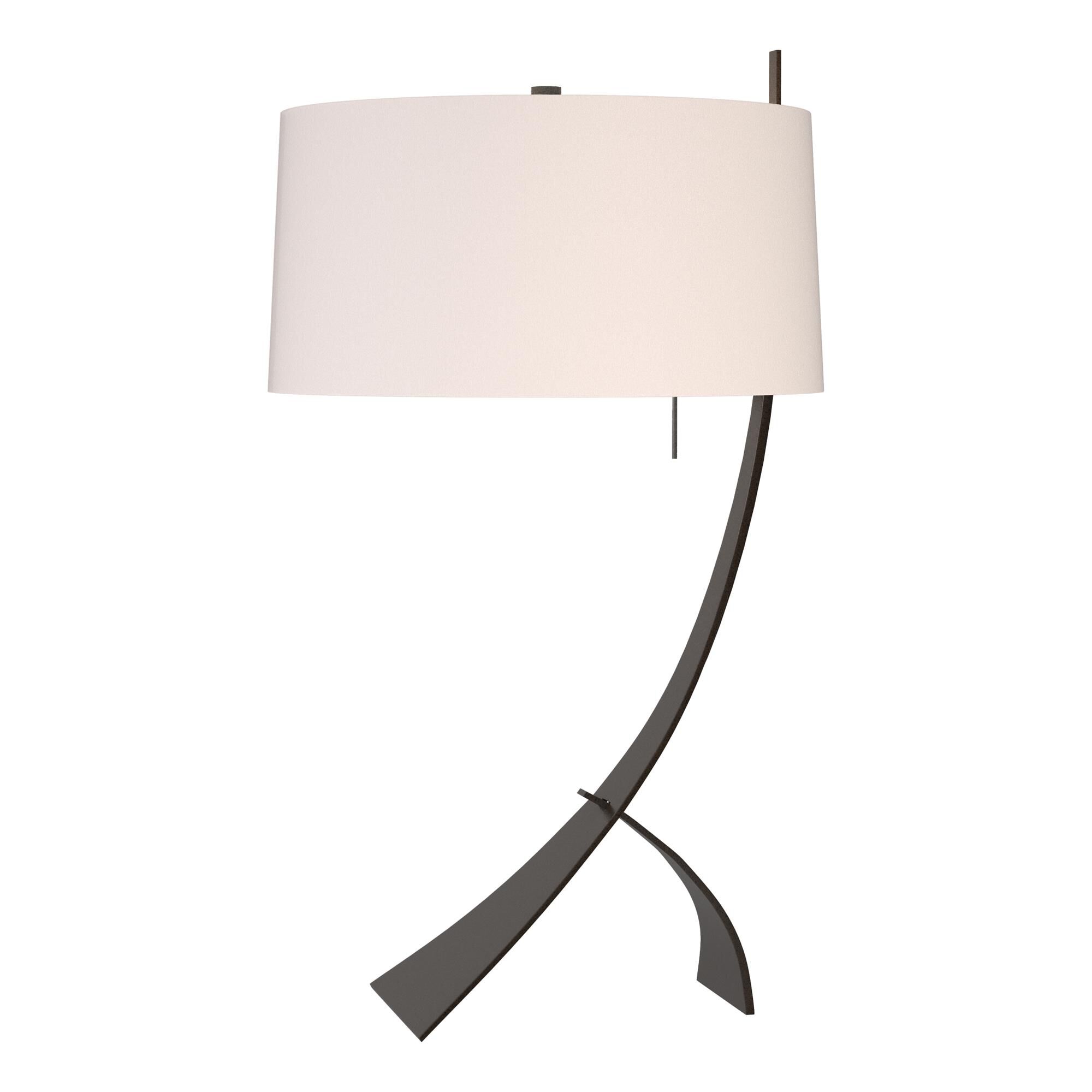 Shown in Oil Rubbed Bronze finish and Flax shade