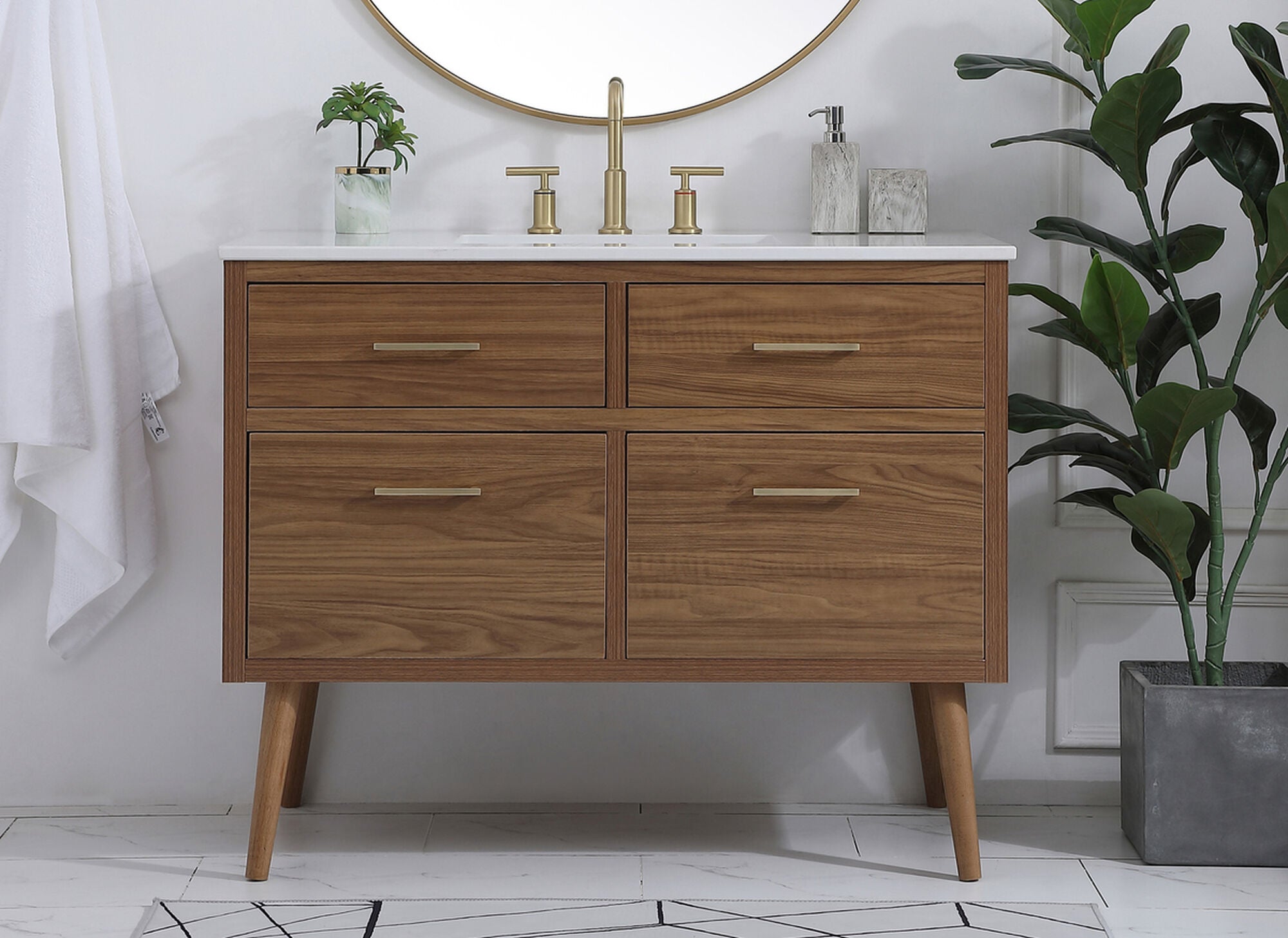 Boise 42 Inch Bath Vanity Cabinet,