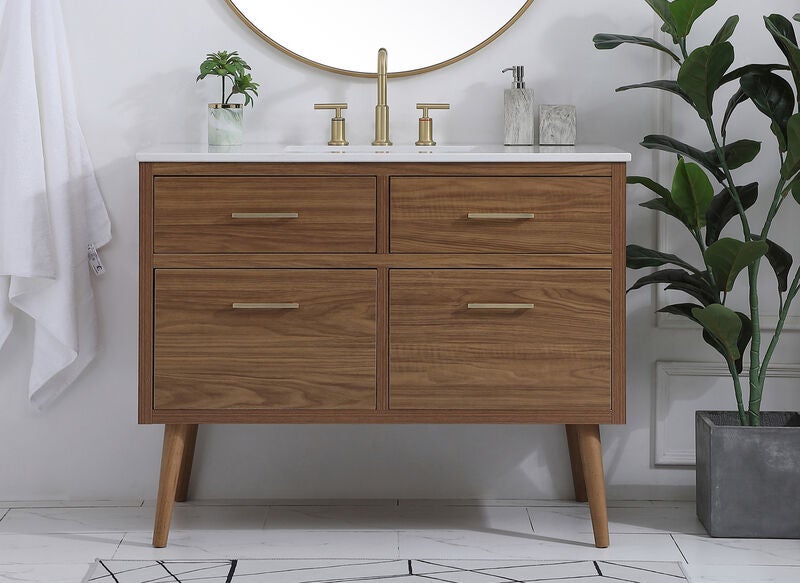 Boise 42 Inch Bath Vanity Cabinet by Elegant Decor