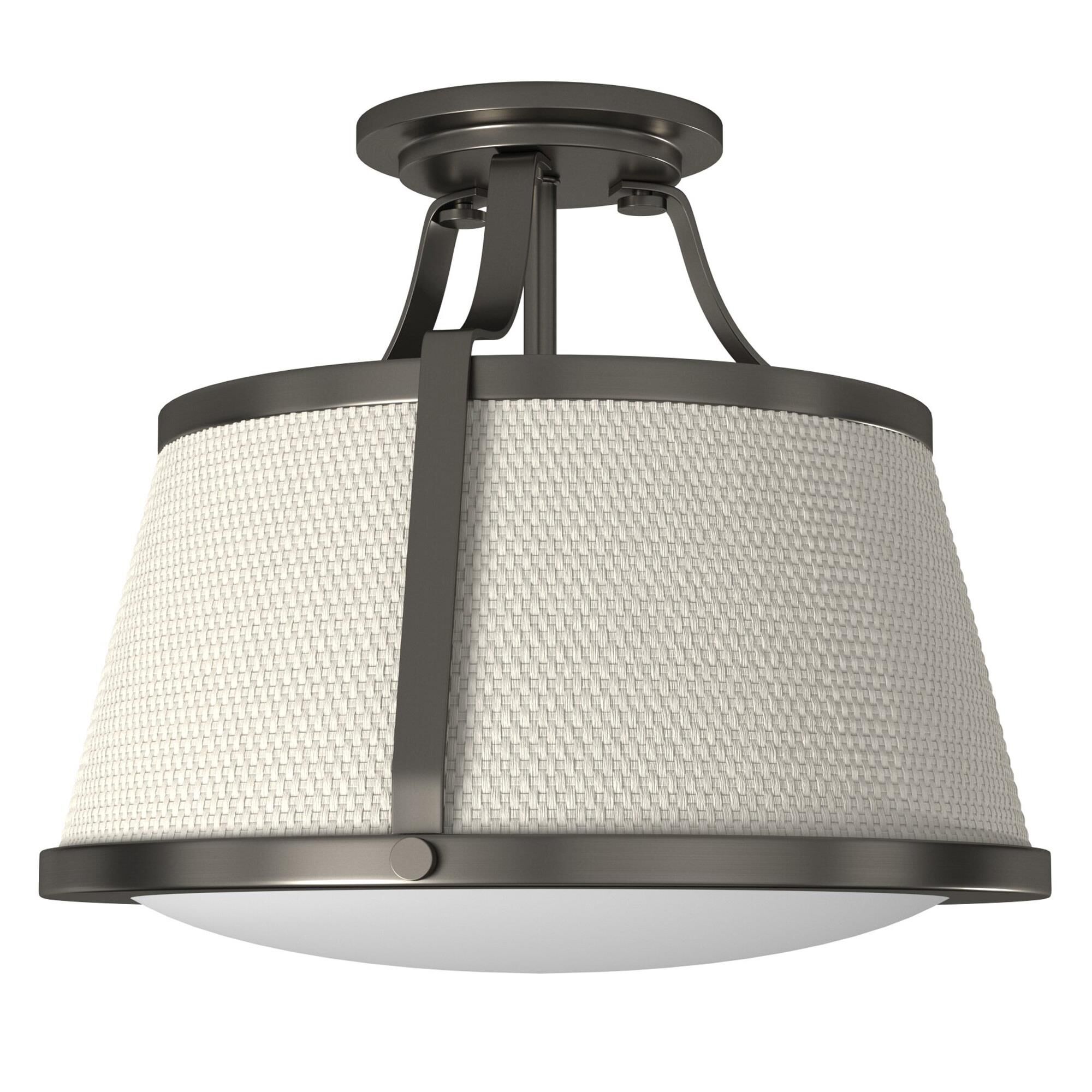 Charlotte 16 Inch Semi Flush Mount,