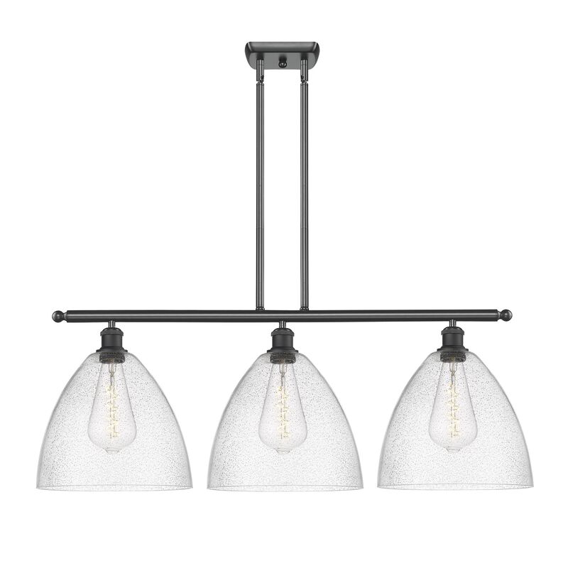 Bruno Marashlian Ballston Dome 38 Inch 3 Light Linear Suspension Light by Innovations Lighting