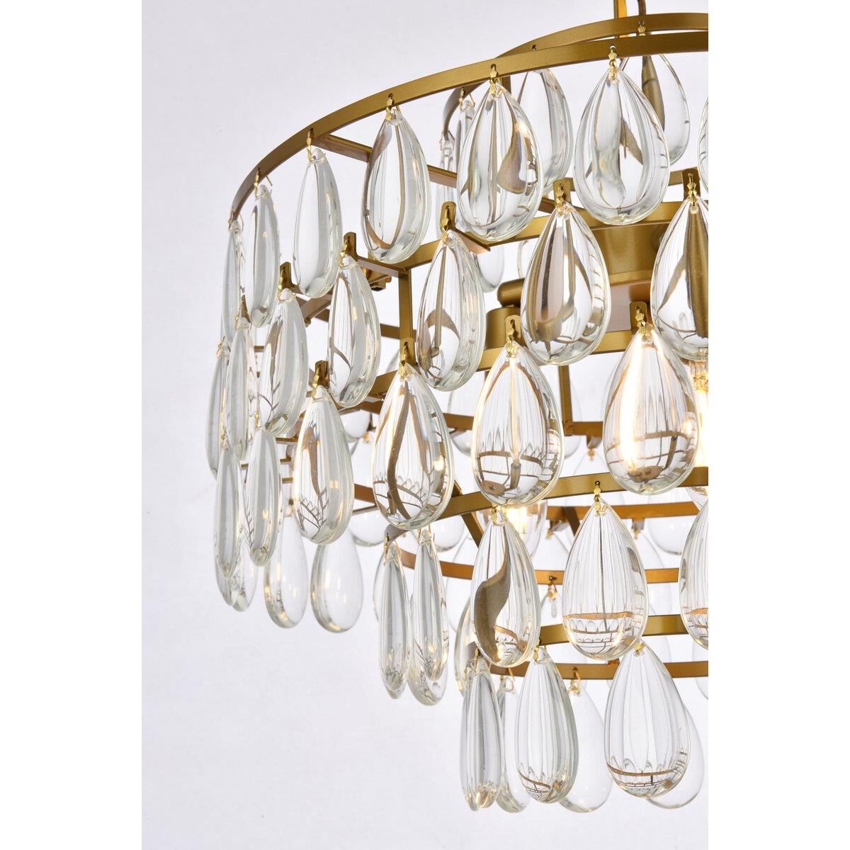 Mila 16 Inch Large Pendant by Elegant Lighting