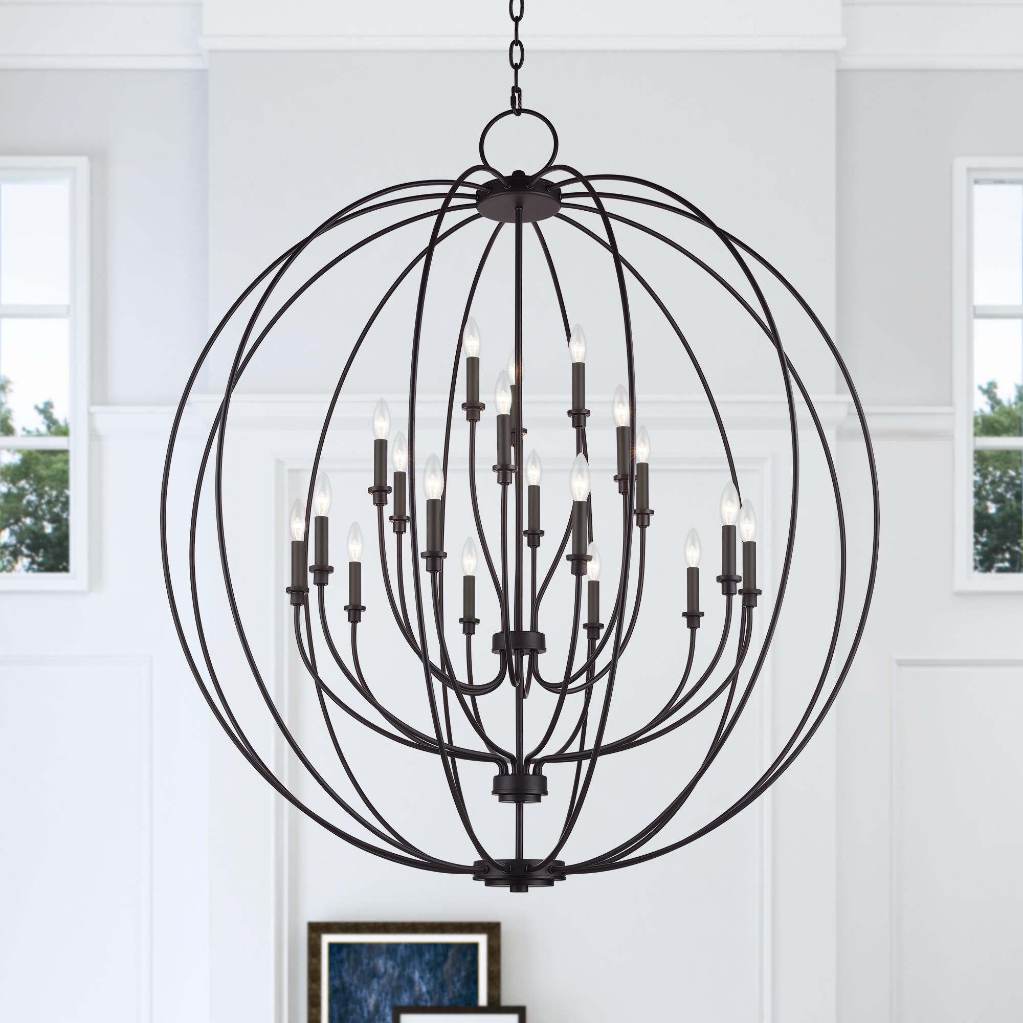 Milania 48 Inch Cage Pendant by Livex Lighting