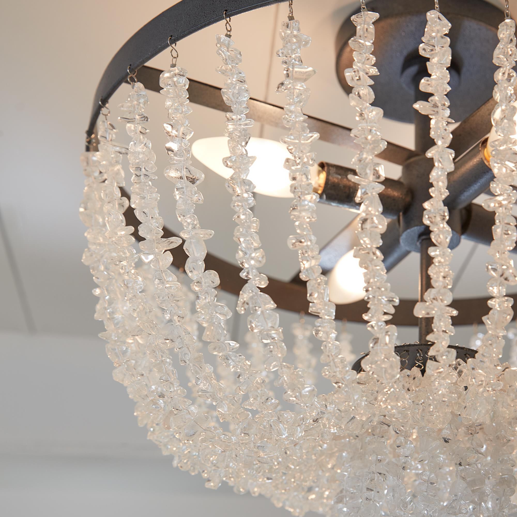 Alexa Hampton Leon 16 Inch 4 Light Semi Flush Mount by Visual Comfort Studio Collection