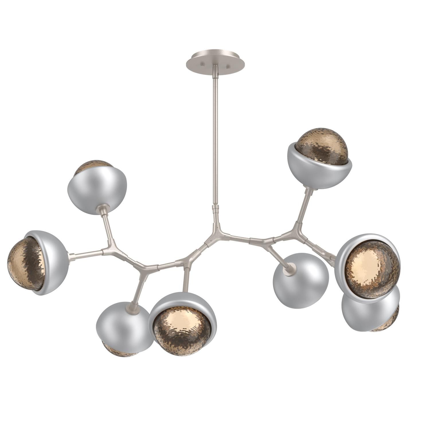 Levi Wilson Cabochon 38 Inch Linear Suspension Light by Hammerton Studio