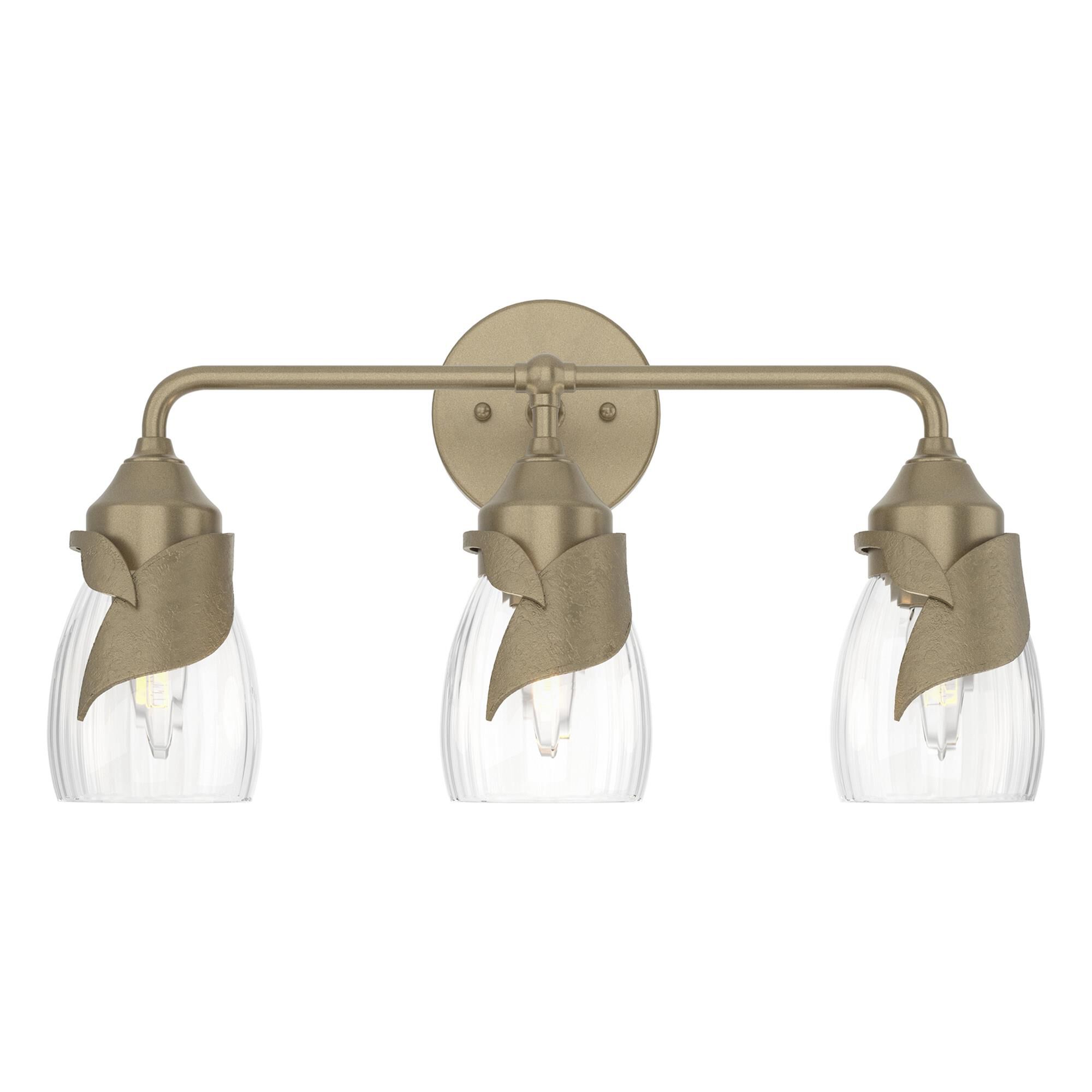 Shown in Soft Gold finish and Water glass